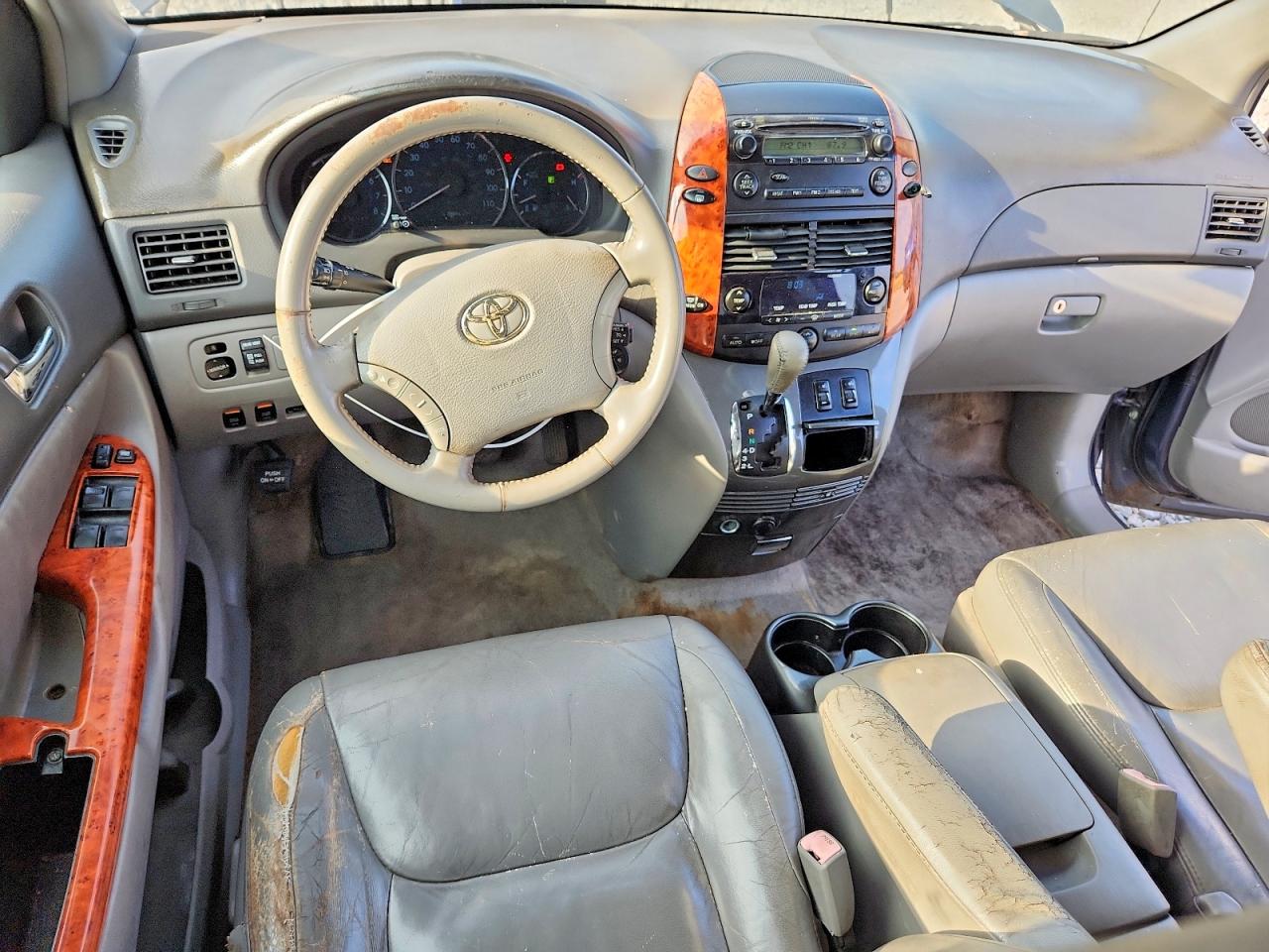 2009 Toyota Sienna Xle Gray vin: 5TDZK22C99S260301