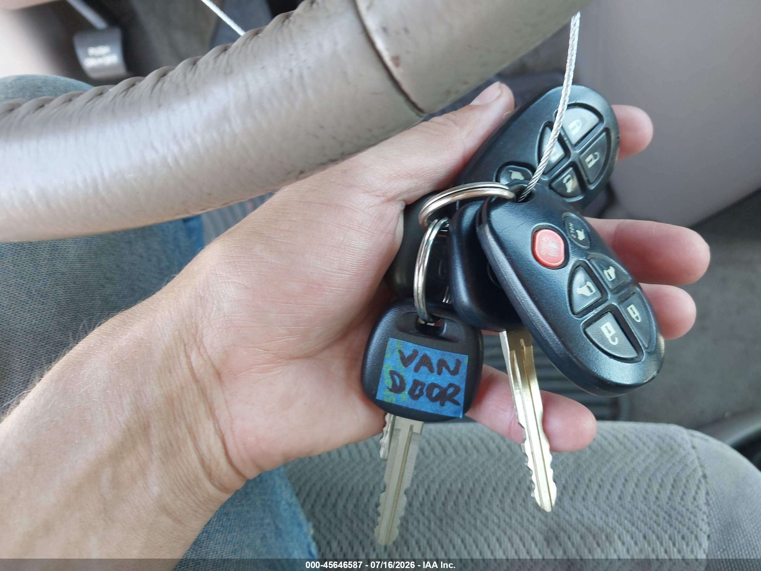 2007 Toyota Sienna Xle White vin: 5TDZK22CX7S048374