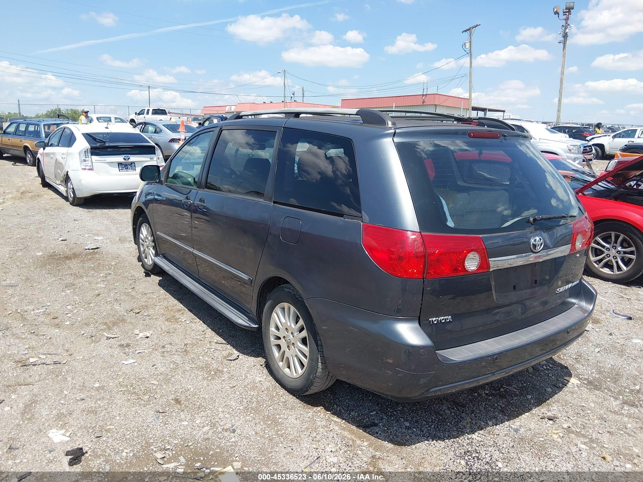 2007 Toyota Sienna Xle Limited Blue vin: 5TDZK22CX7S053025