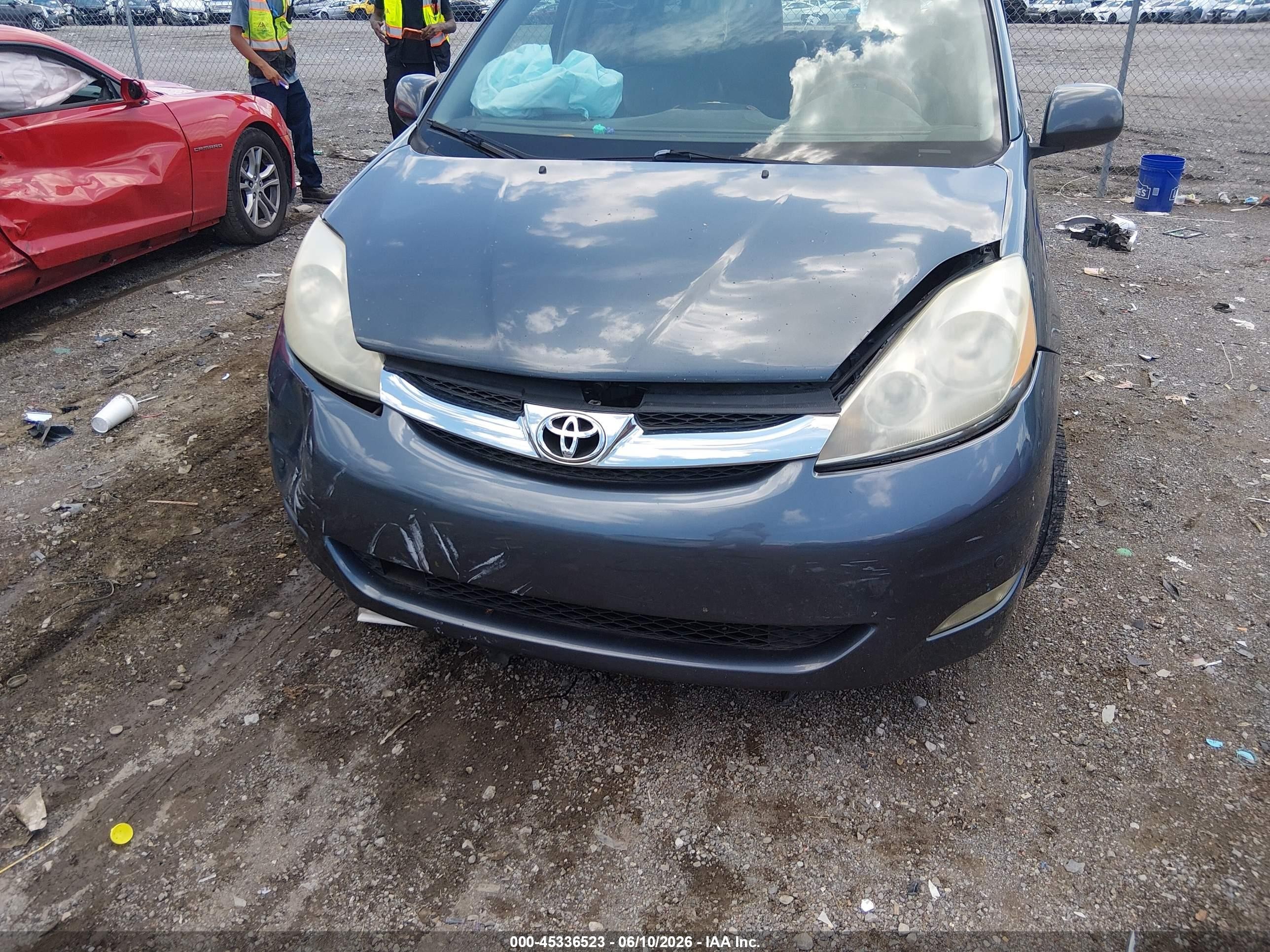 2007 Toyota Sienna Xle Limited Blue vin: 5TDZK22CX7S053025