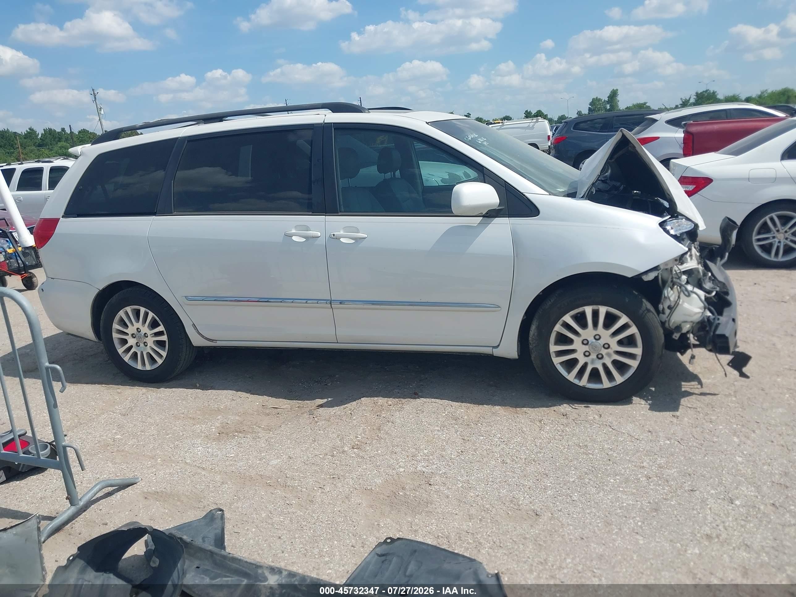 2008 Toyota Sienna Limited Белый vin: 5TDZK22CX8S156544