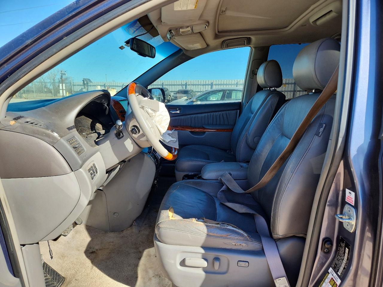 2008 Toyota Sienna Xle Limited Blue vin: 5TDZK22CX8S168032