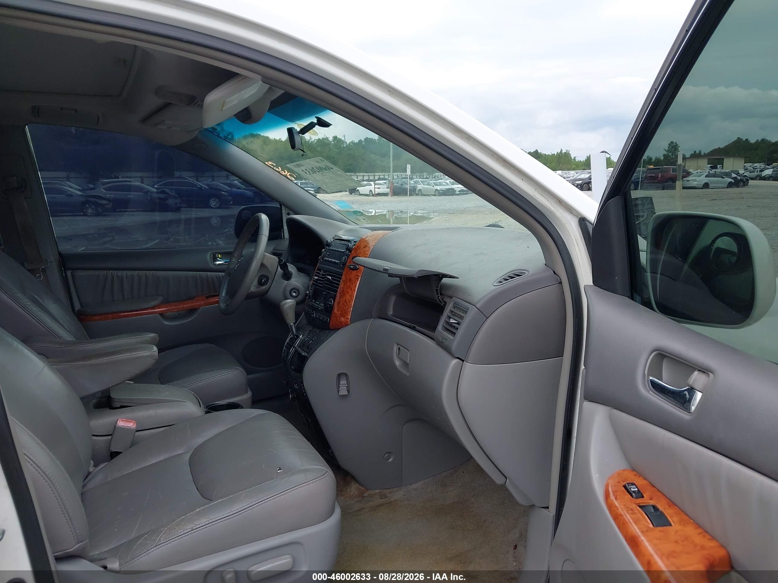 2008 Toyota Sienna Xle White vin: 5TDZK22CX8S221747