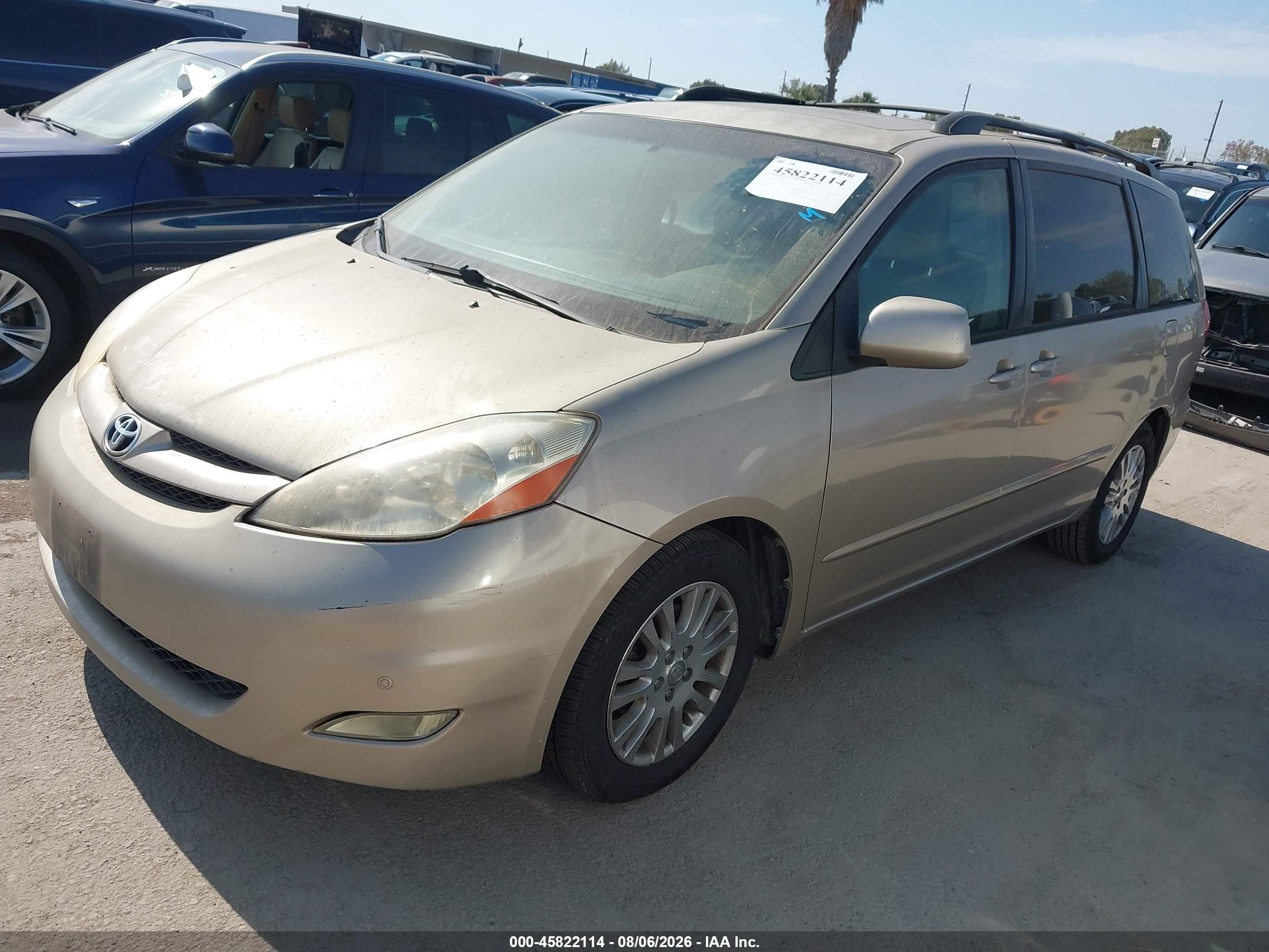 2009 Toyota Sienna Xle Золотой vin: 5TDZK22CX9S226948