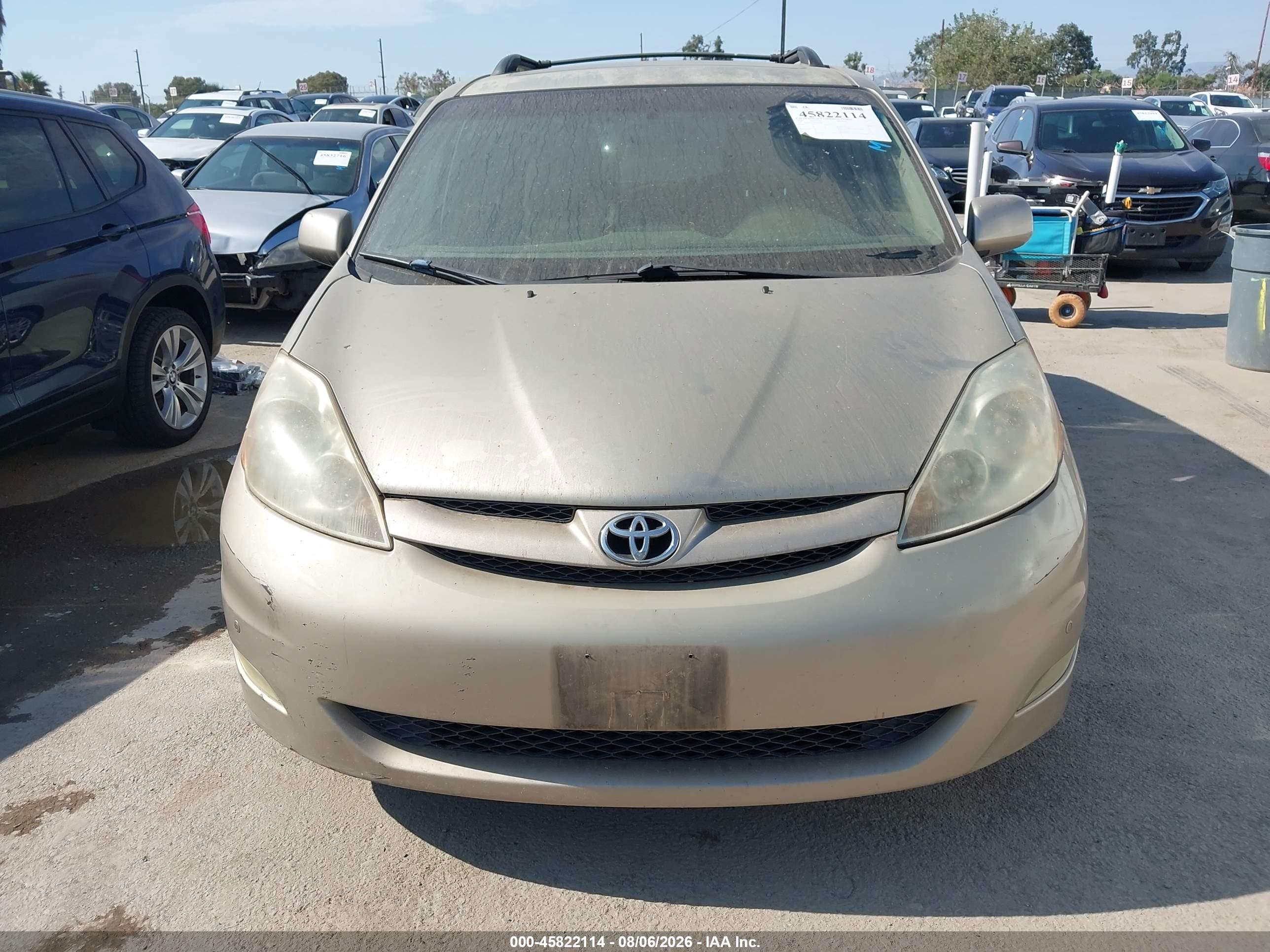 2009 Toyota Sienna Xle Золотой vin: 5TDZK22CX9S226948