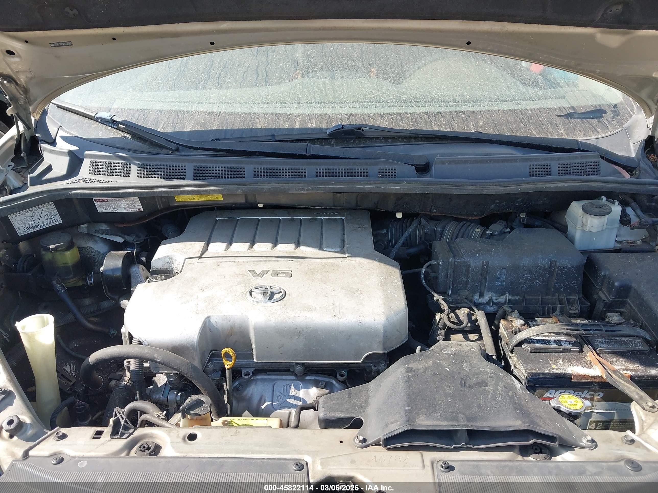 2009 Toyota Sienna Xle Золотой vin: 5TDZK22CX9S226948