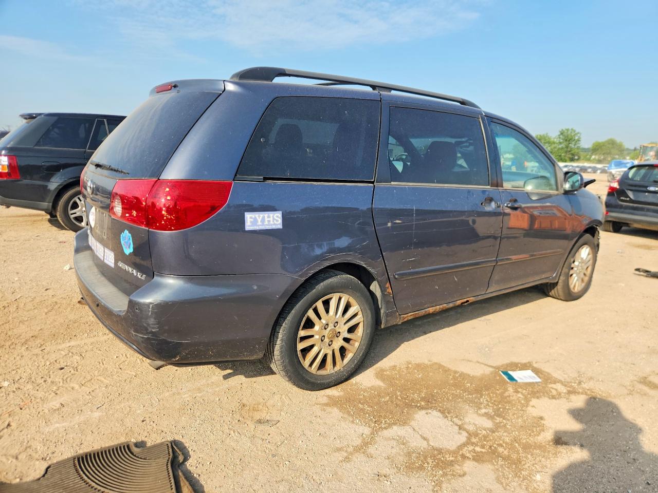 2009 Toyota Sienna Xle Серый vin: 5TDZK22CX9S258234