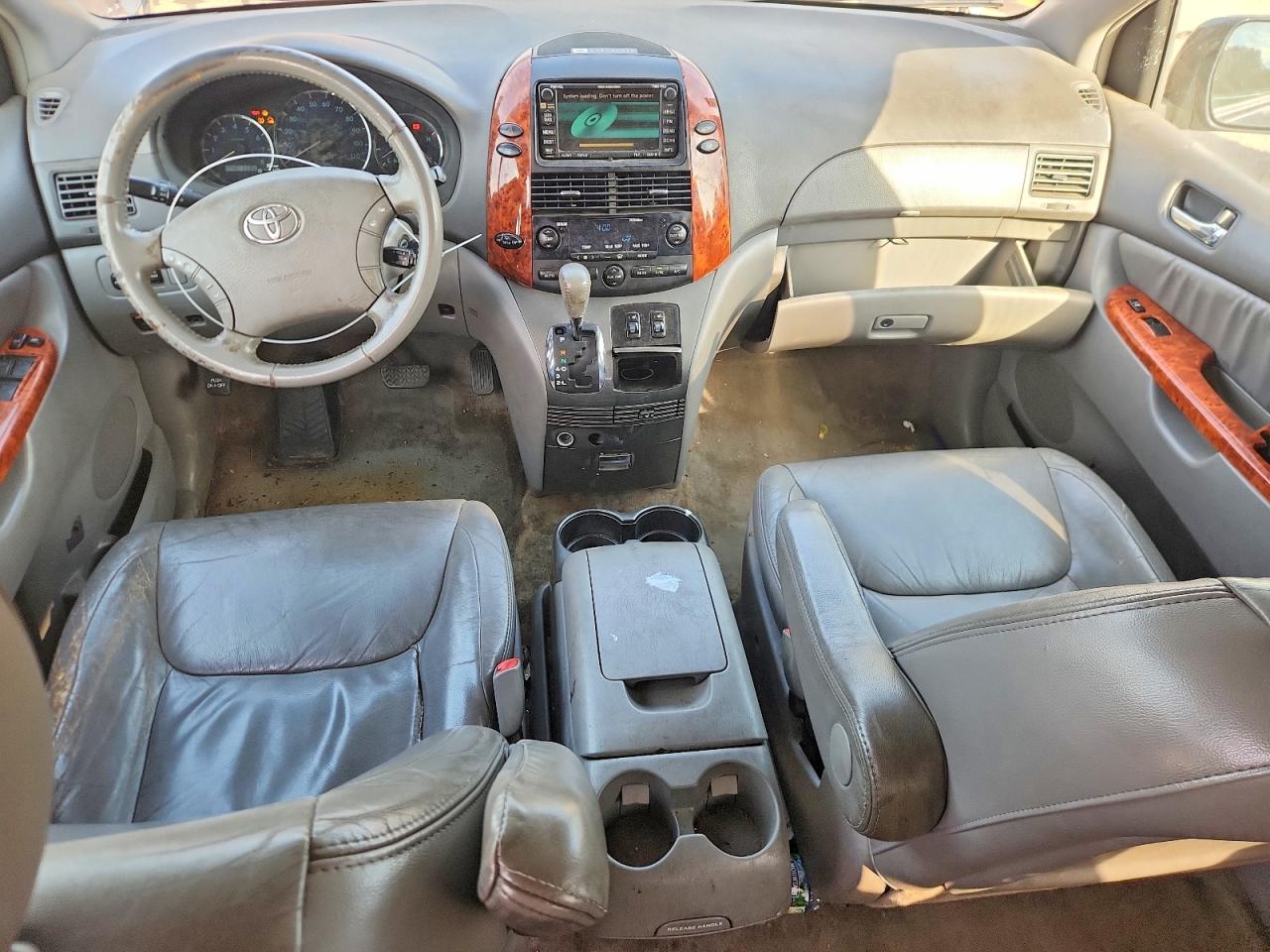 2009 Toyota Sienna Xle Серый vin: 5TDZK22CX9S258234