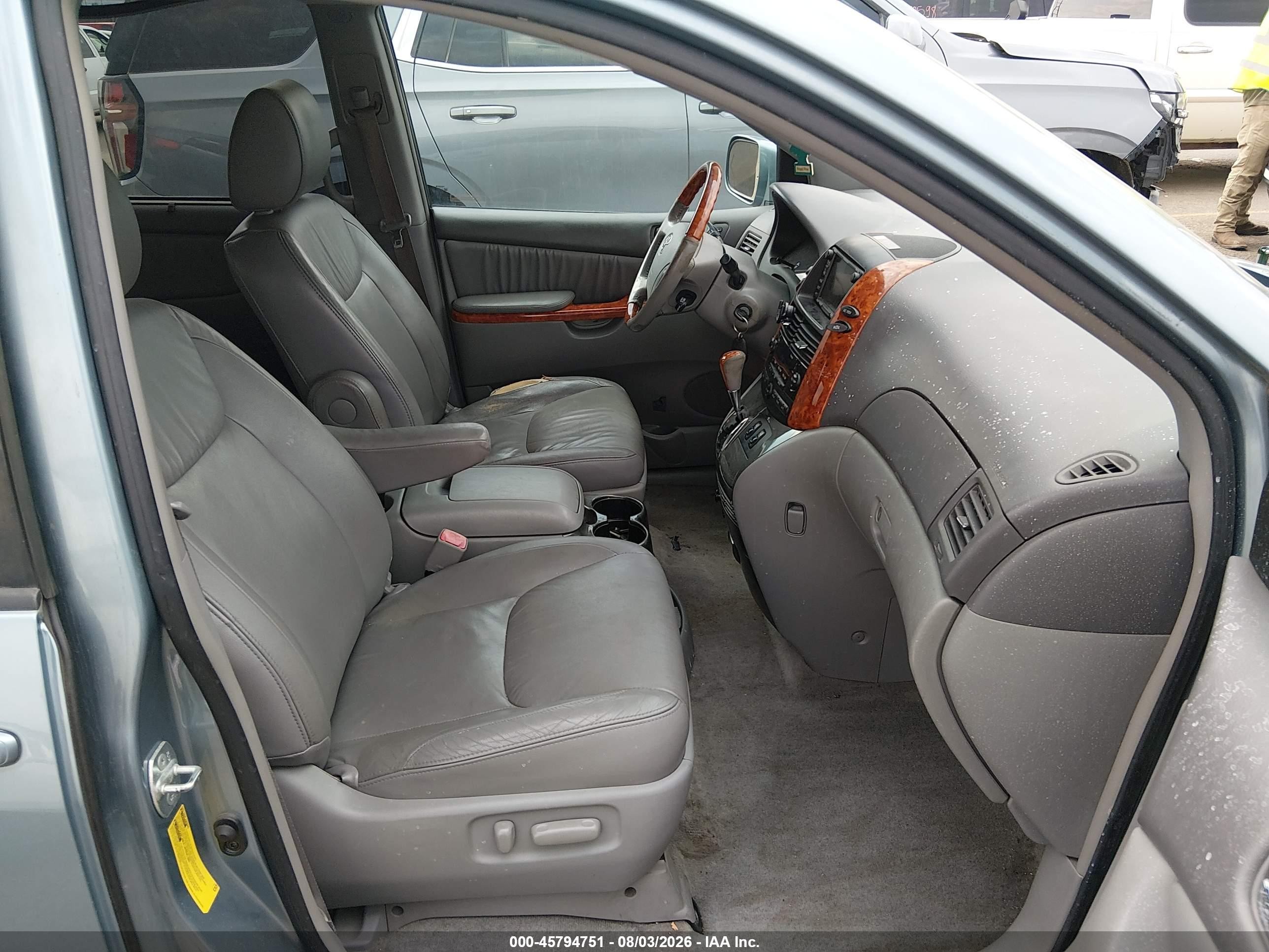 2009 Toyota Sienna Limited Light Blue vin: 5TDZK22CX9S265264