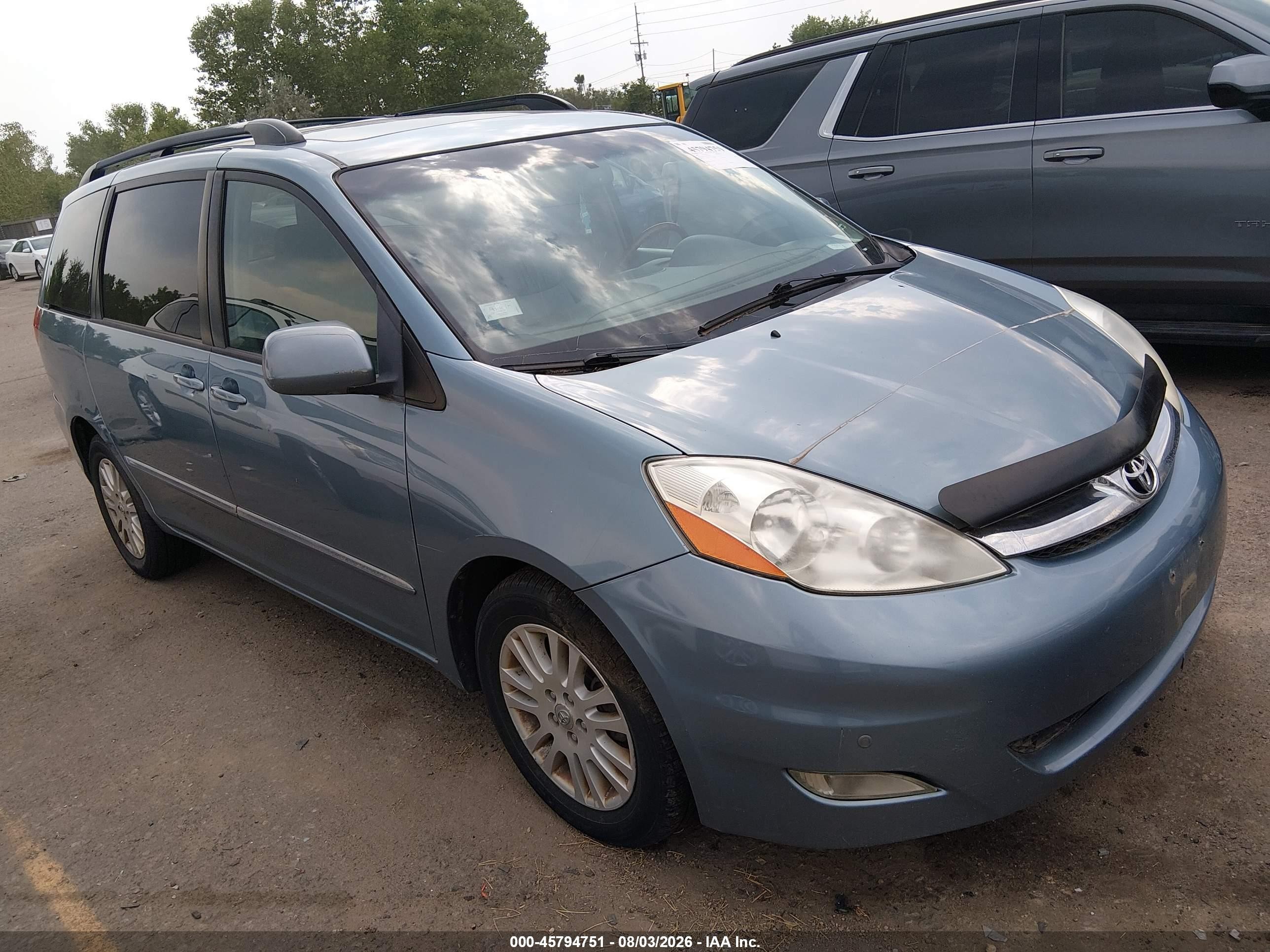 2009 Toyota Sienna Limited Light Blue vin: 5TDZK22CX9S265264