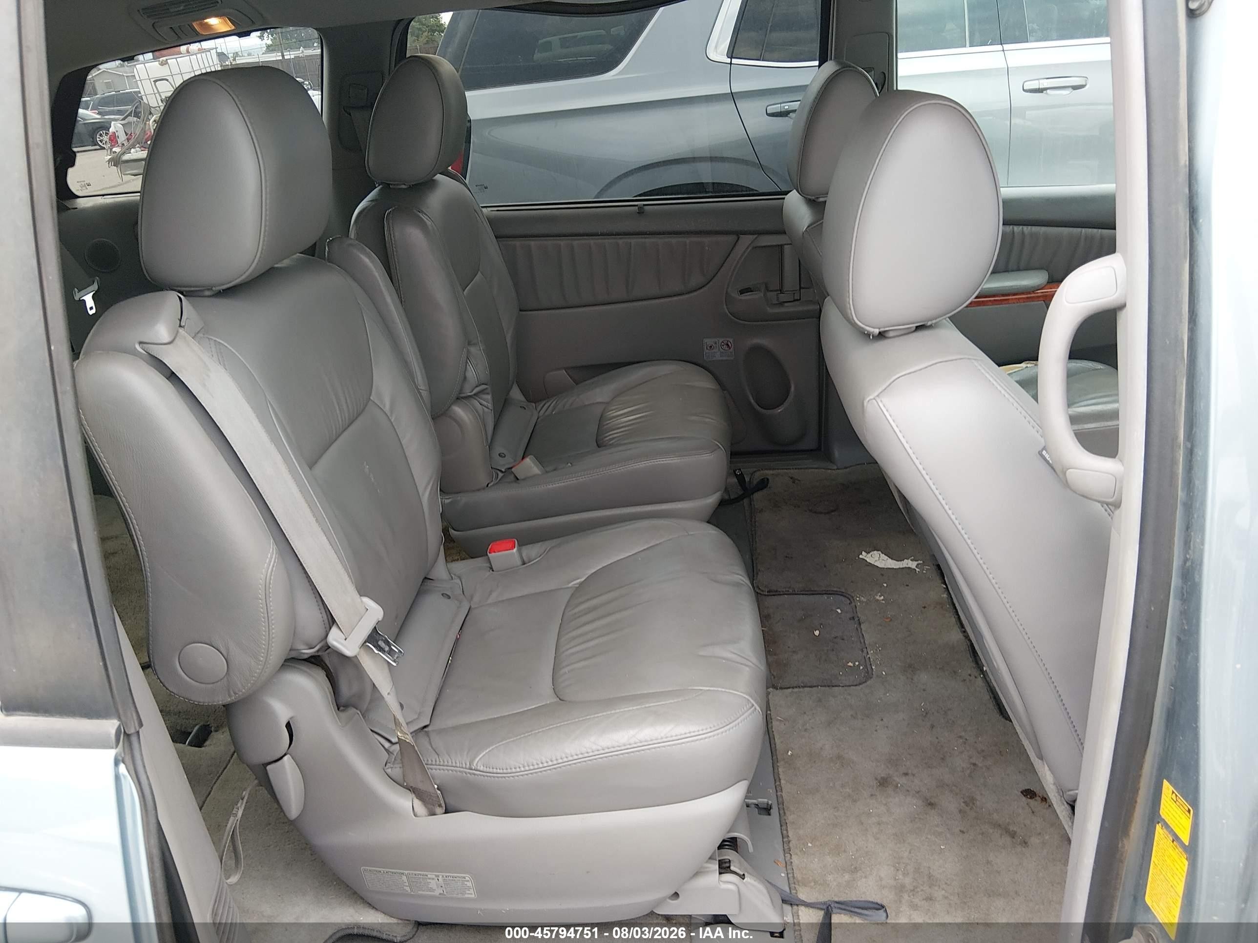 2009 Toyota Sienna Limited Light Blue vin: 5TDZK22CX9S265264