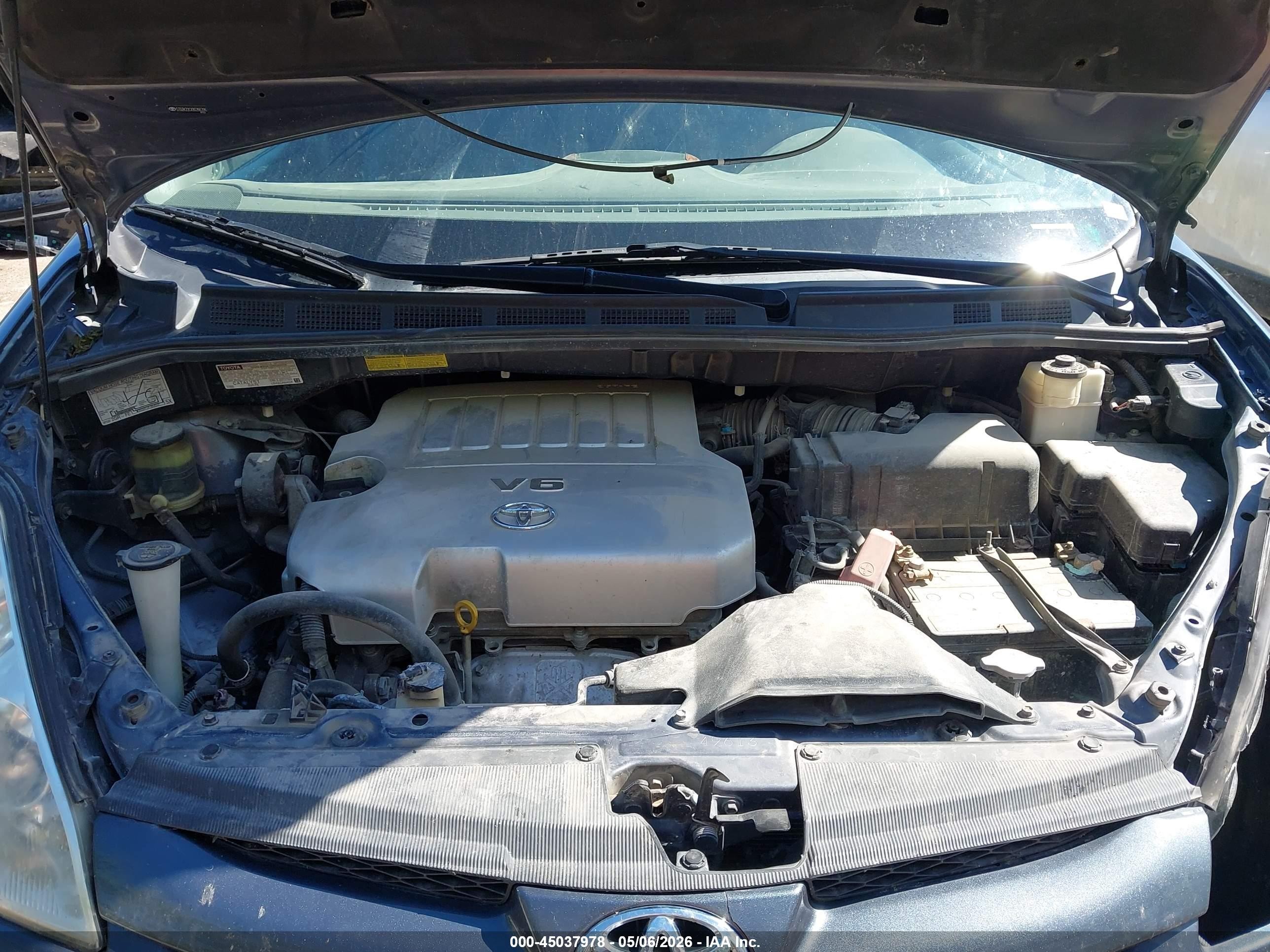 2009 Toyota Sienna Xle Light Blue vin: 5TDZK22CX9S266396
