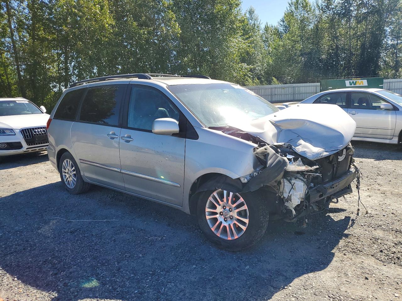 2009 Toyota Sienna Limited Silver vin: 5TDZK22CX9S271470