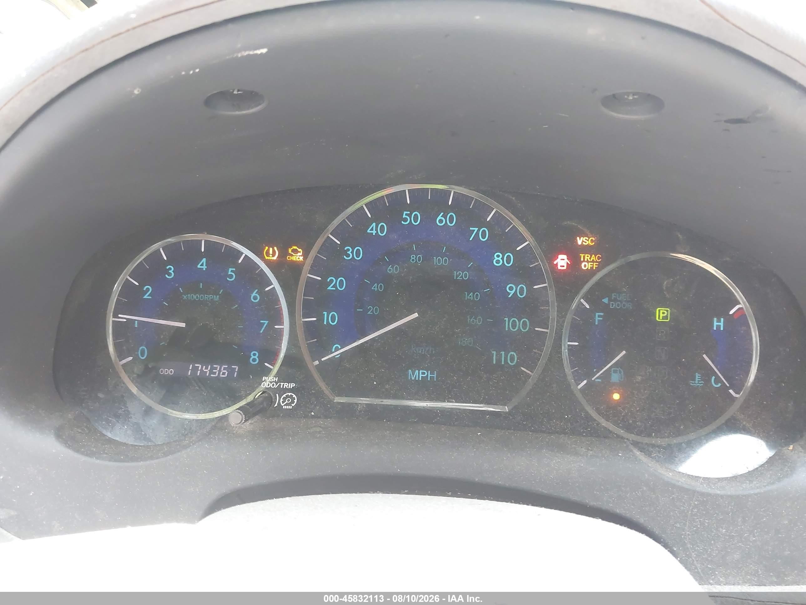 2007 Toyota Sienna Le Red vin: 5TDZK23C07S018136