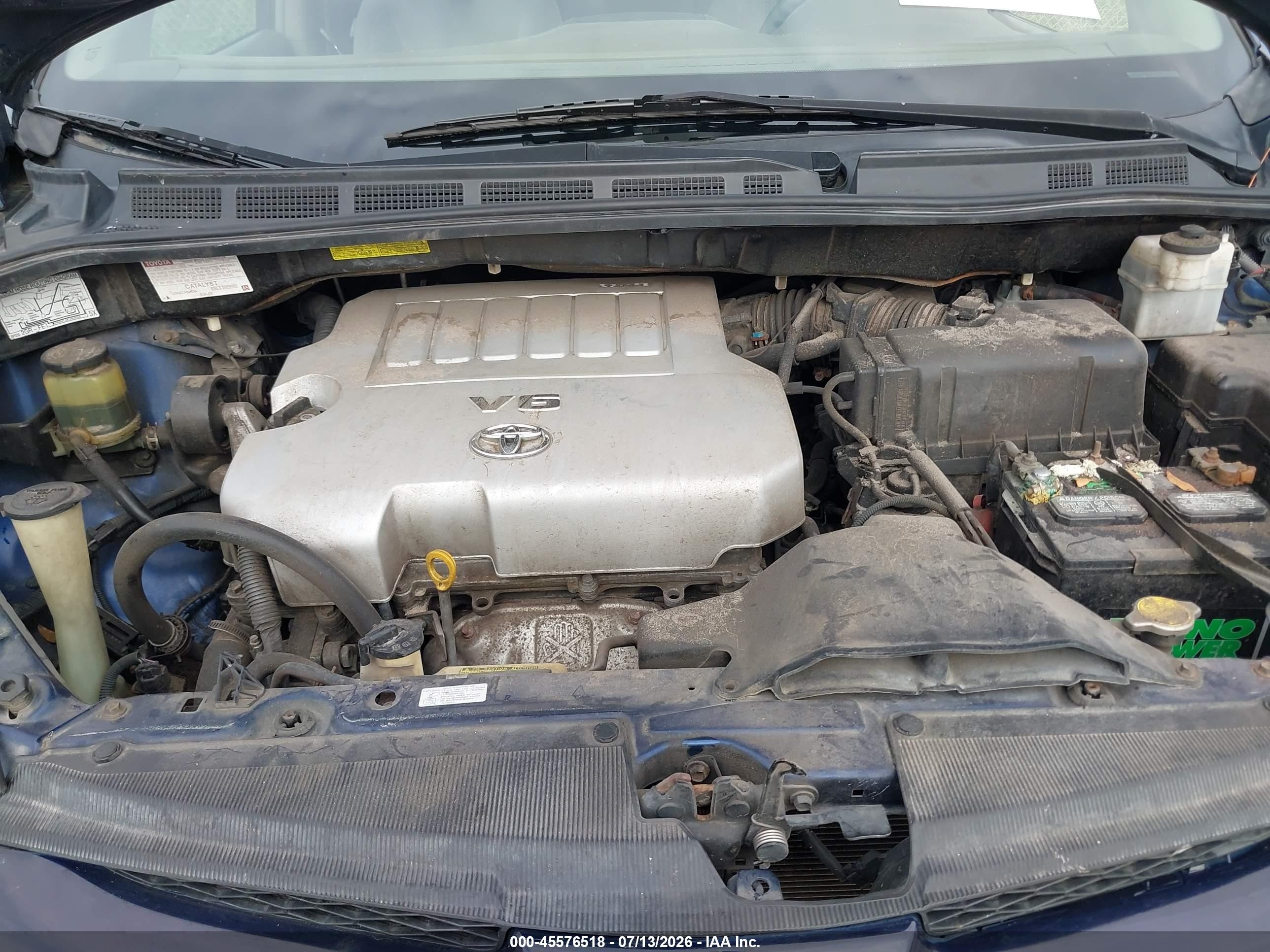 2007 Toyota Sienna Le Blue vin: 5TDZK23C07S068518