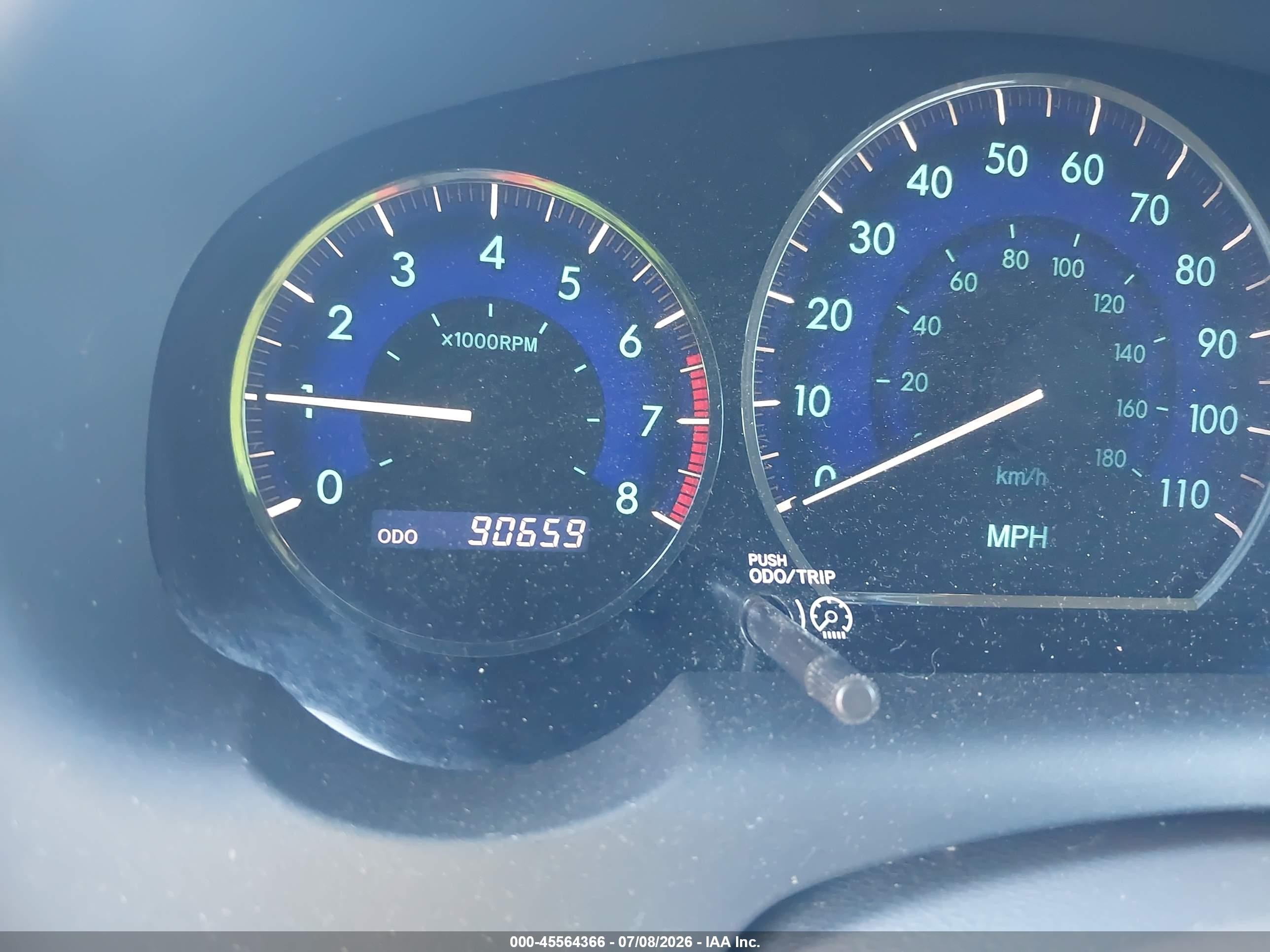 2007 Toyota Sienna Le Light Blue vin: 5TDZK23C07S083746