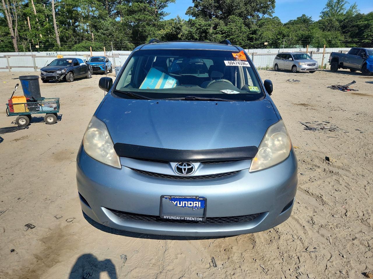 2008 Toyota Sienna Ce 7-passenger Blue vin: 5TDZK23C08S123745