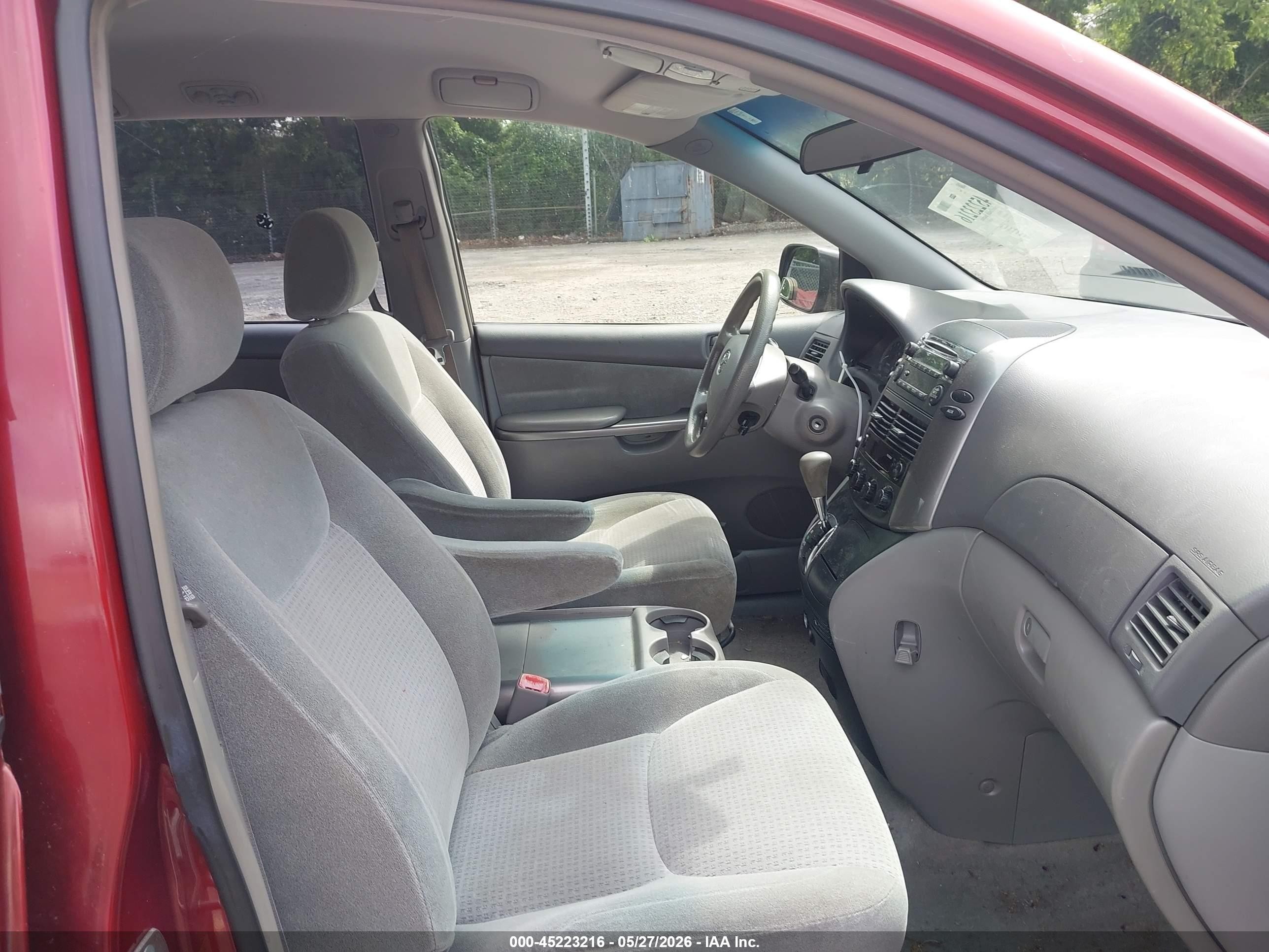 2008 Toyota Sienna Ce Burgundy vin: 5TDZK23C08S127052