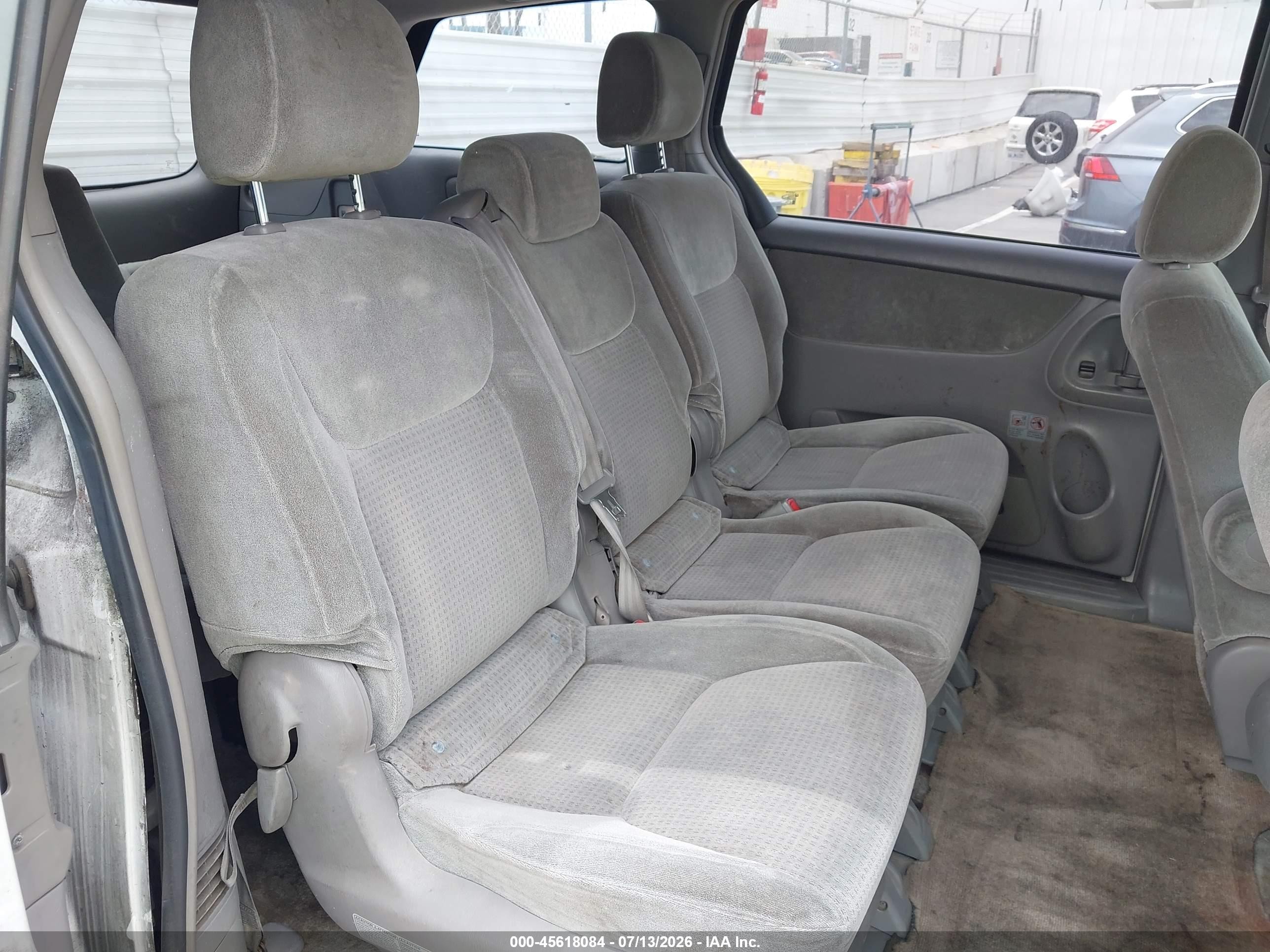 2008 Toyota Sienna Ce White vin: 5TDZK23C08S147415