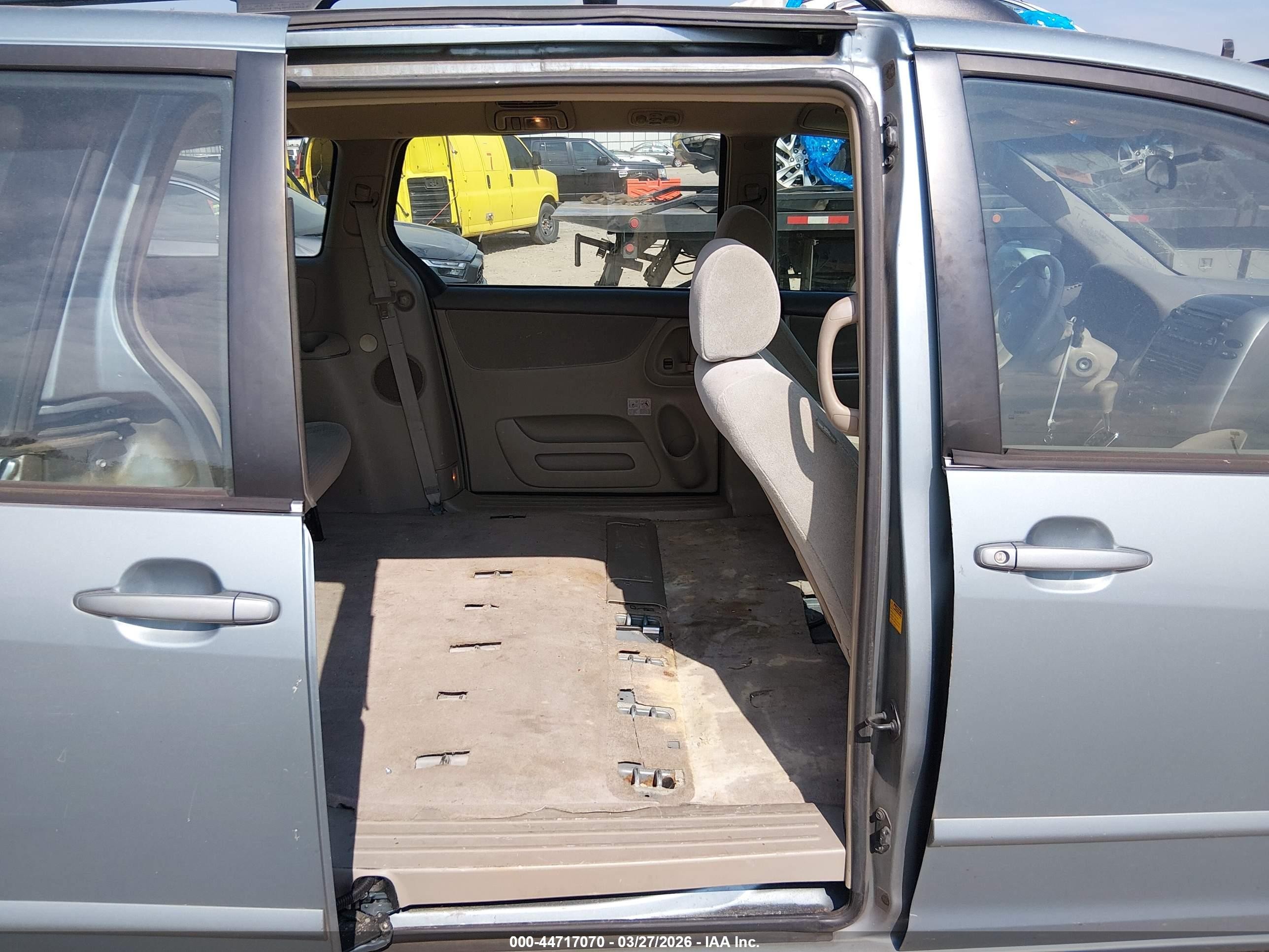 2008 Toyota Sienna Ce Blue vin: 5TDZK23C08S166899