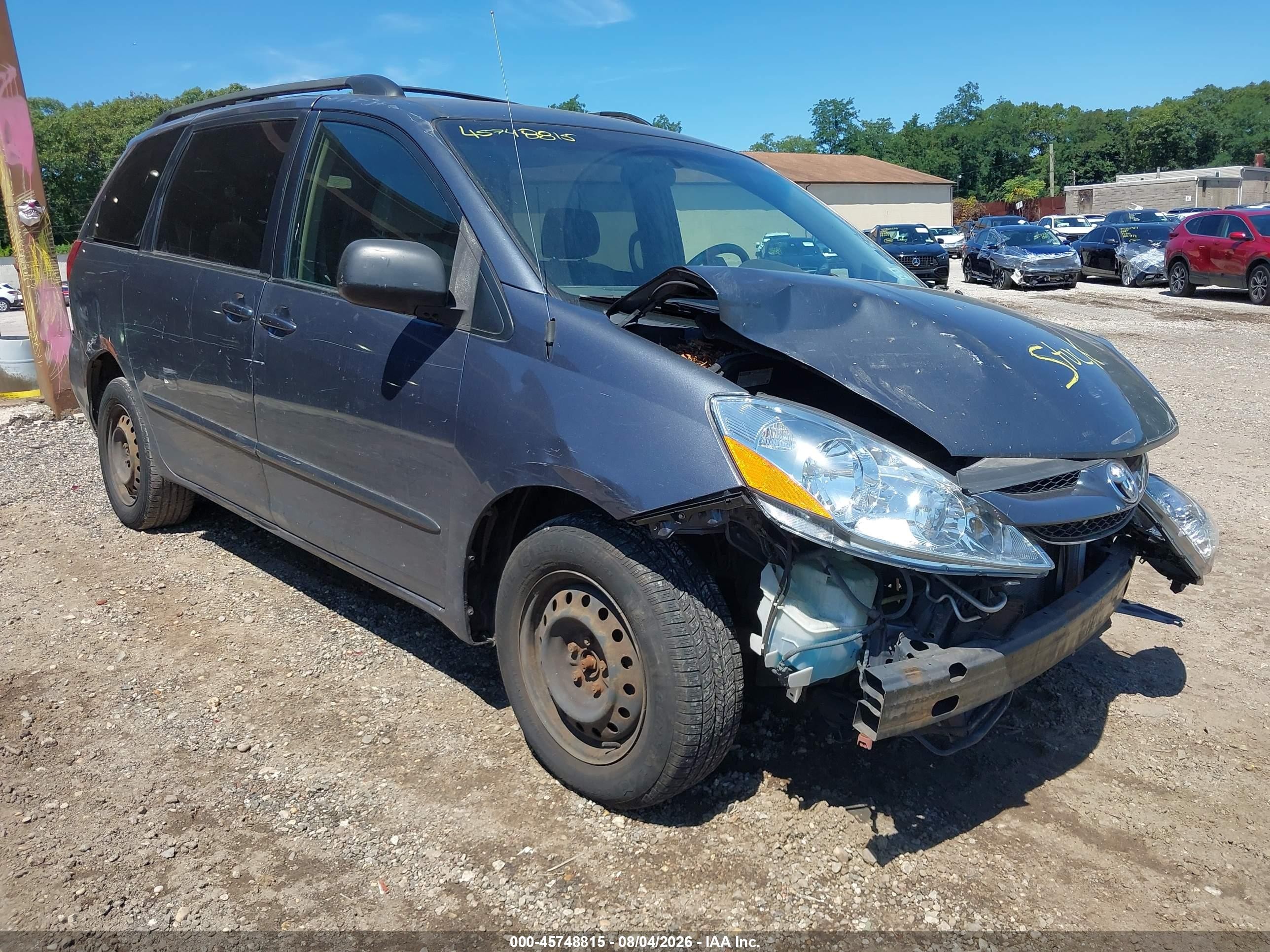 2008 Toyota Sienna Le Gray vin: 5TDZK23C08S183069