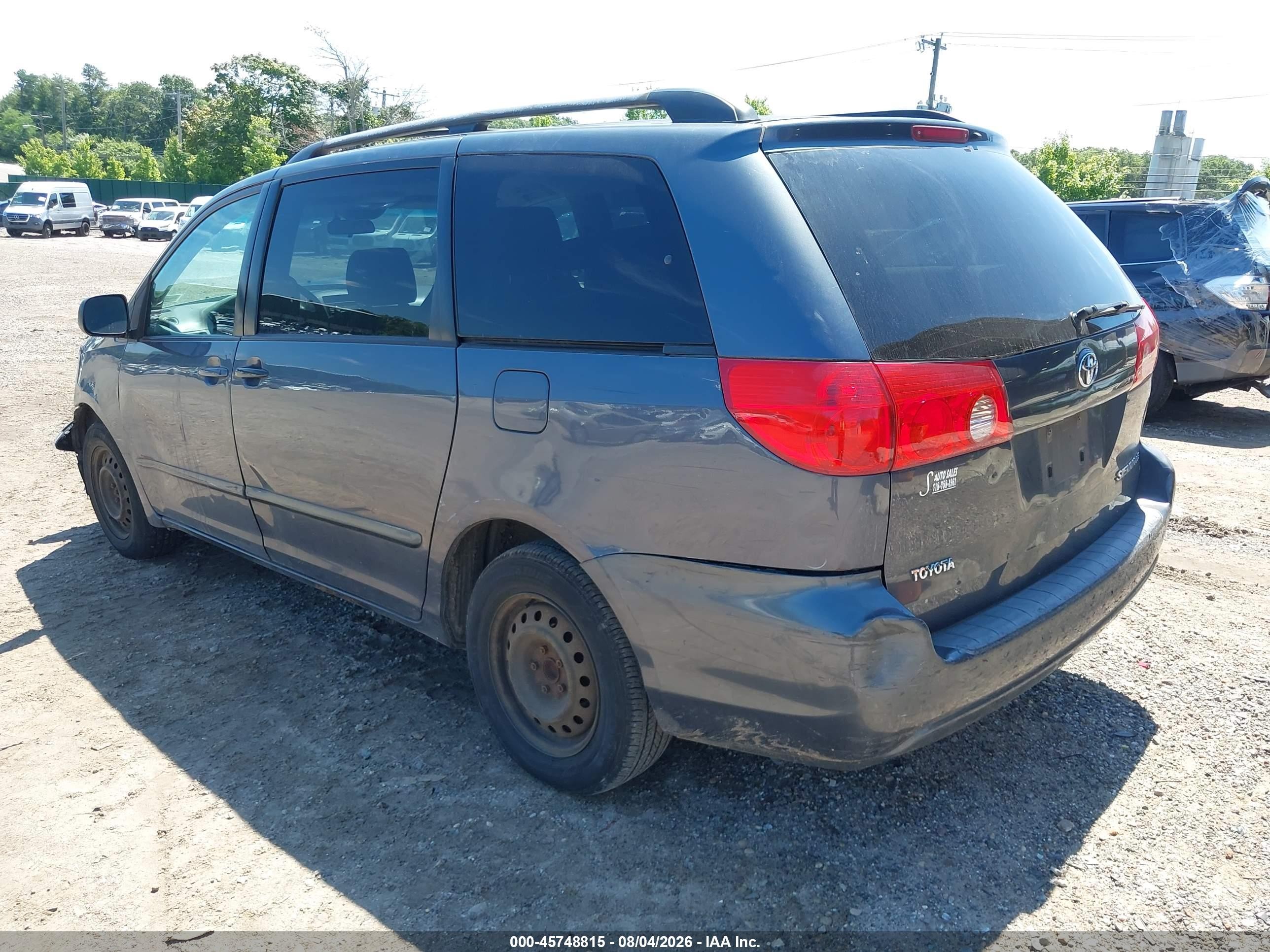 2008 Toyota Sienna Le Gray vin: 5TDZK23C08S183069