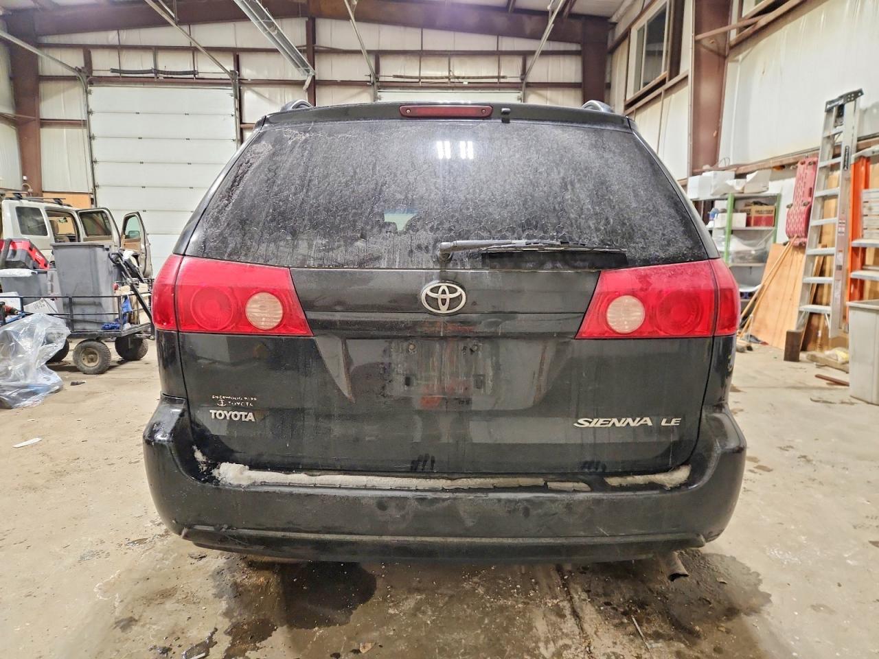 2008 Toyota Sienna Ce Black vin: 5TDZK23C08S196503