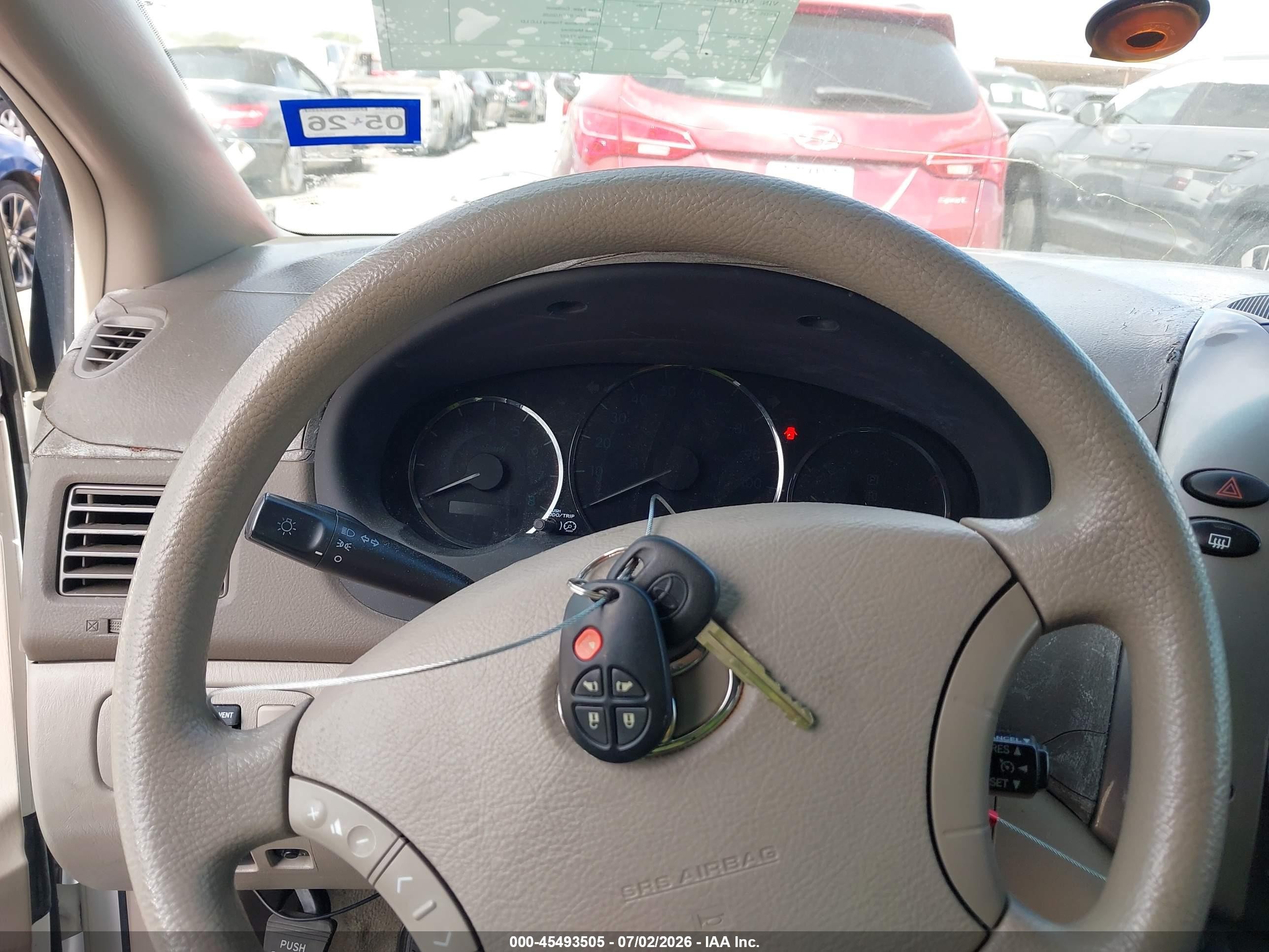 2009 Toyota Sienna Le White vin: 5TDZK23C09S229212
