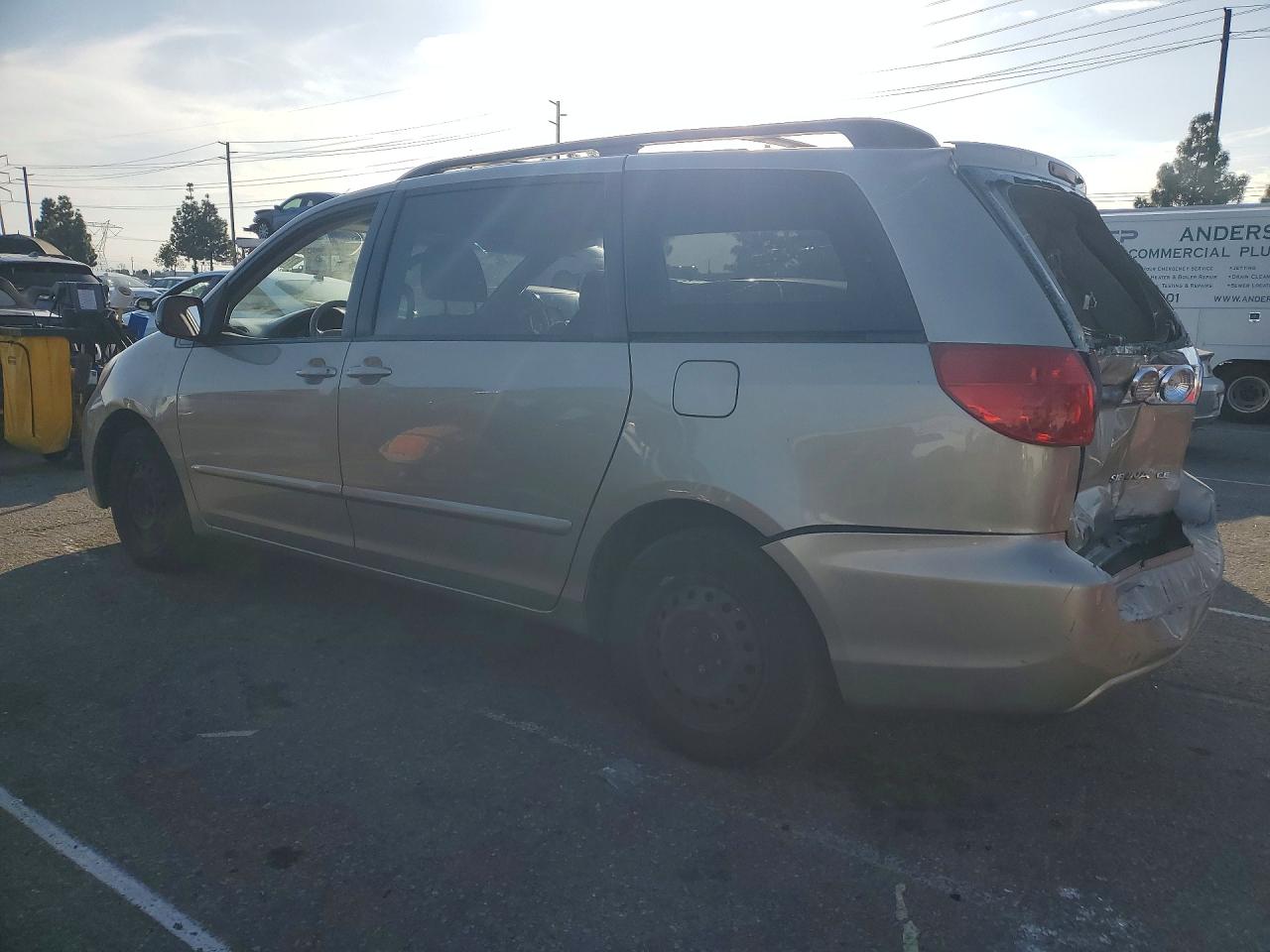 2009 Toyota Sienna Ce Бежевый vin: 5TDZK23C09S247855