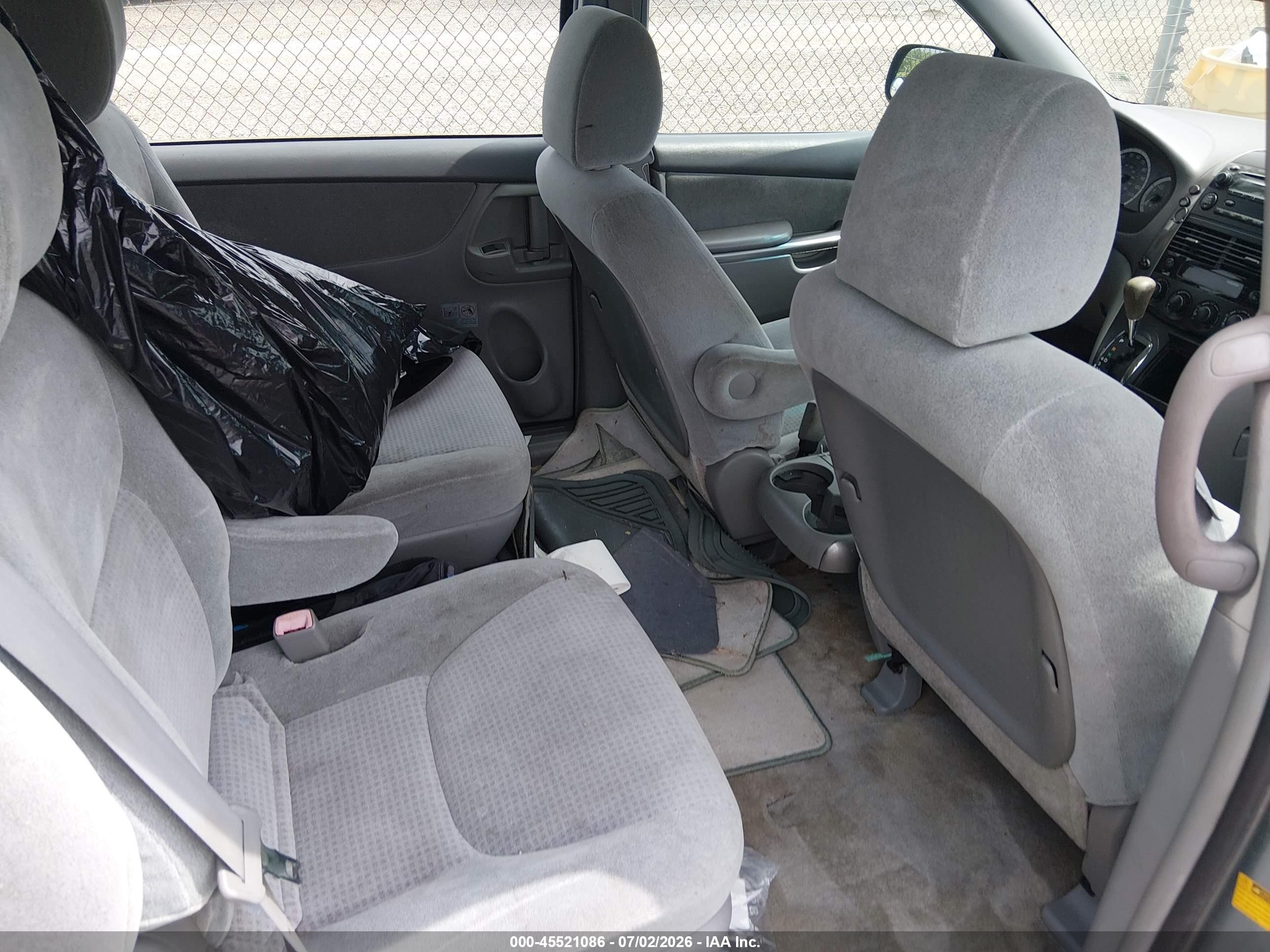 2009 Toyota Sienna Ce Blue vin: 5TDZK23C09S286316