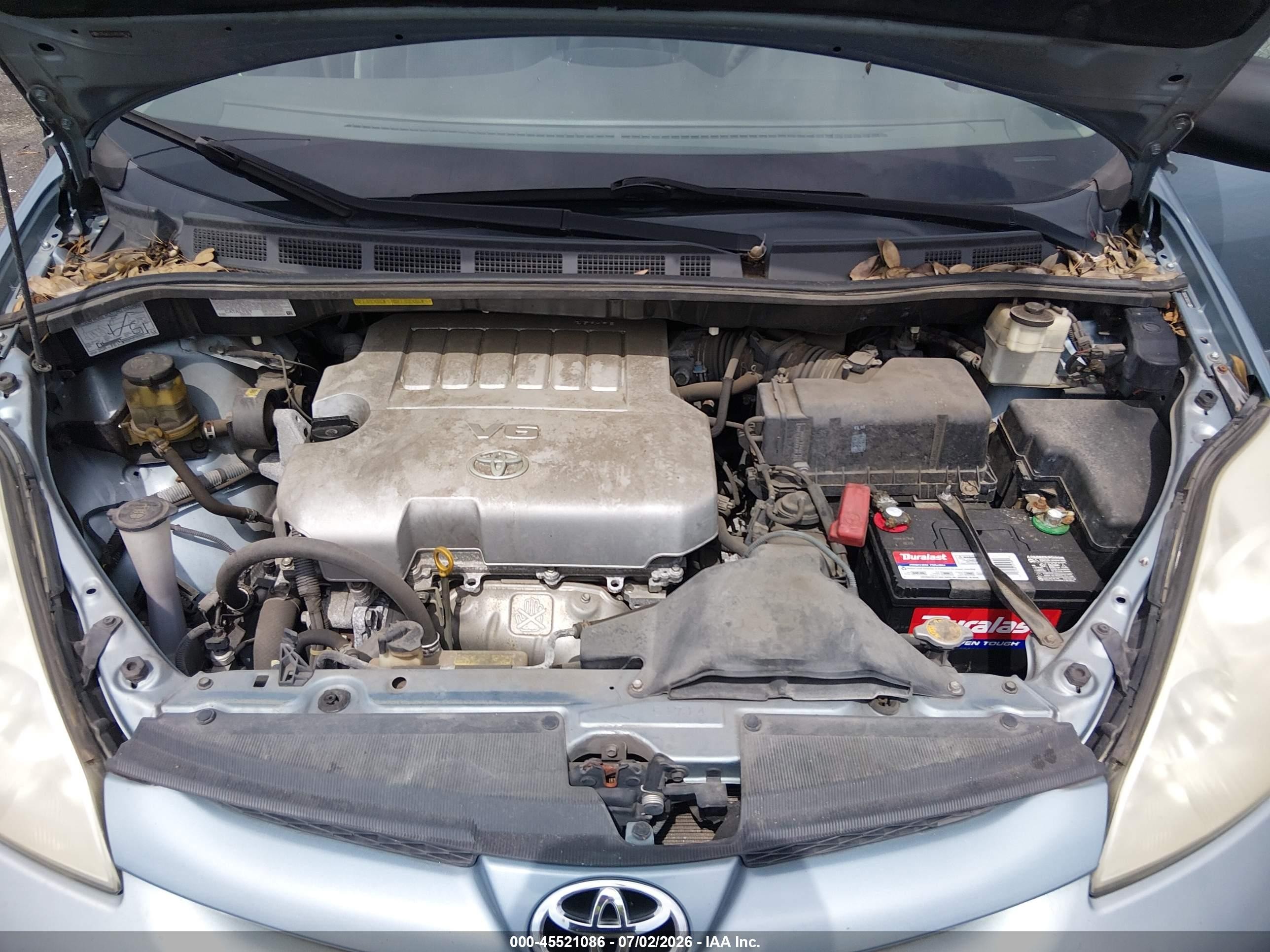 2009 Toyota Sienna Ce Blue vin: 5TDZK23C09S286316