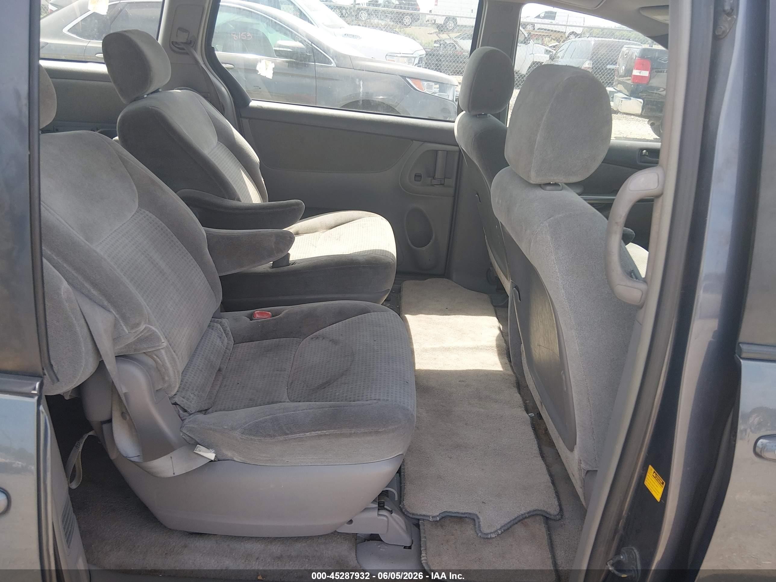 2007 Toyota Sienna Ce Синий vin: 5TDZK23C17S000048