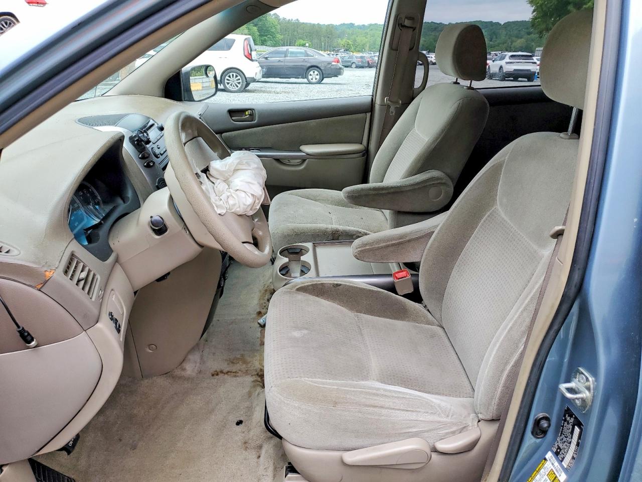 2007 Toyota Sienna Ce 7-passenger Blue vin: 5TDZK23C17S014418