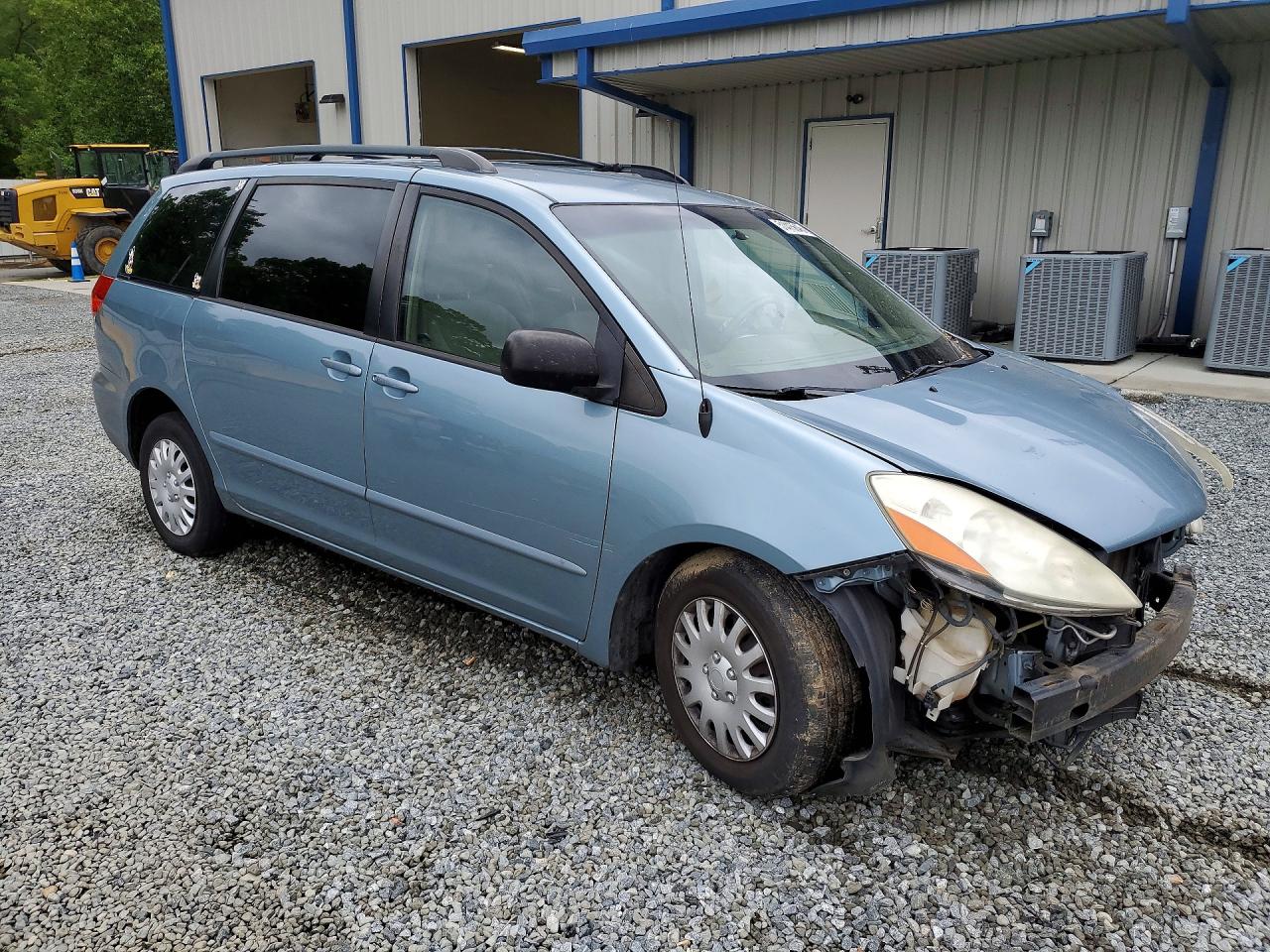 2007 Toyota Sienna Ce 7-passenger Blue vin: 5TDZK23C17S014418