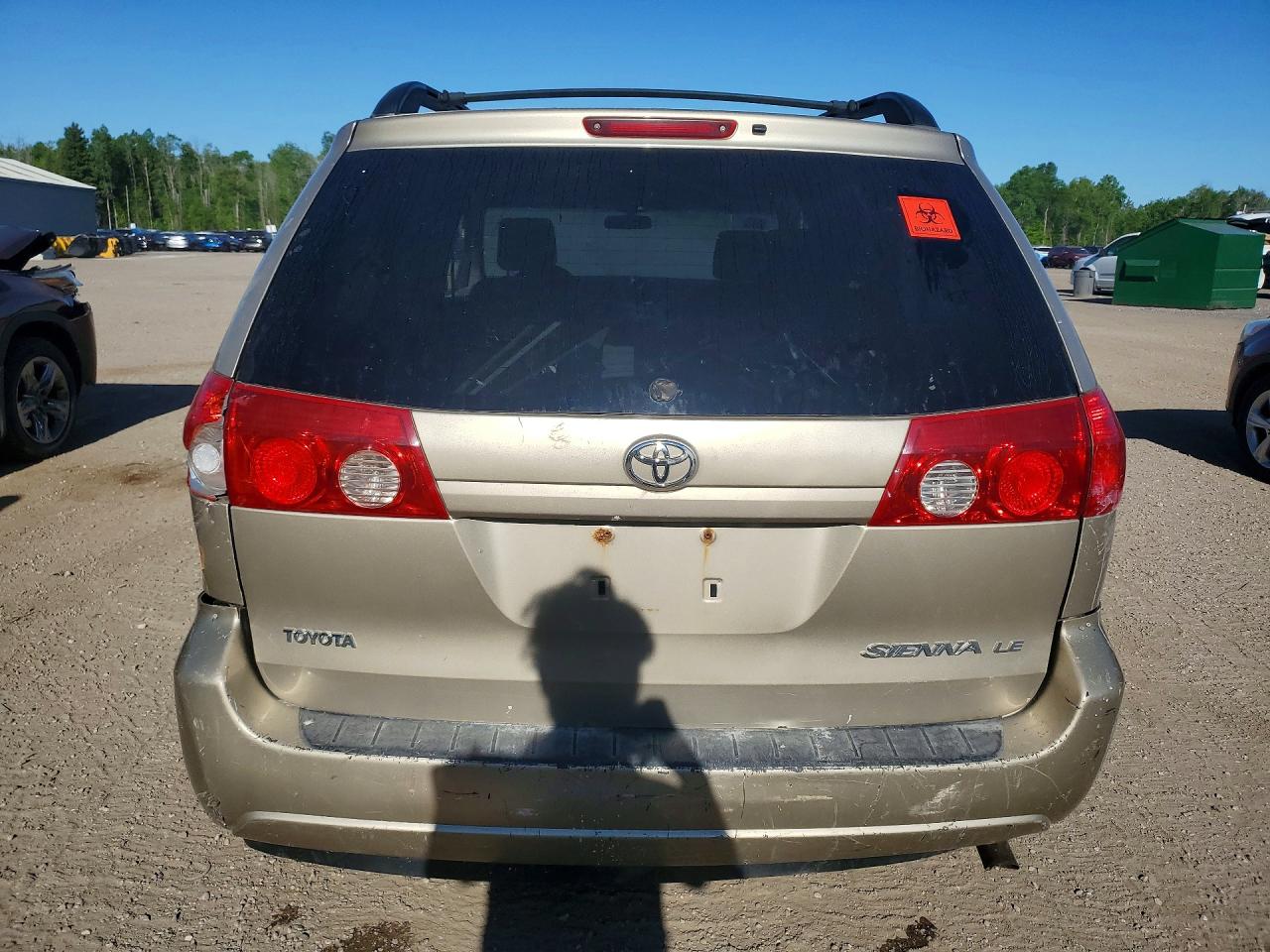 2007 Toyota Sienna Le 8-passenger Beige vin: 5TDZK23C17S064574