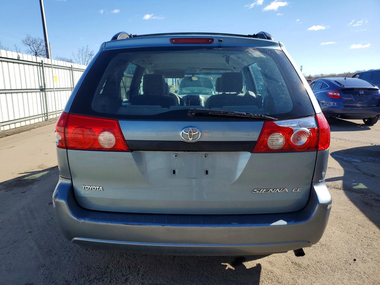 2007 Toyota Sienna Ce 7-passenger Синий vin: 5TDZK23C17S066955