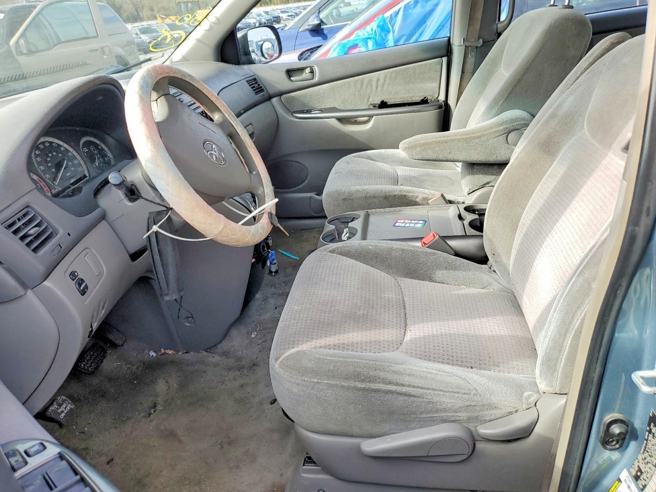 2007 Toyota Sienna Ce 7-passenger Синий vin: 5TDZK23C17S066955