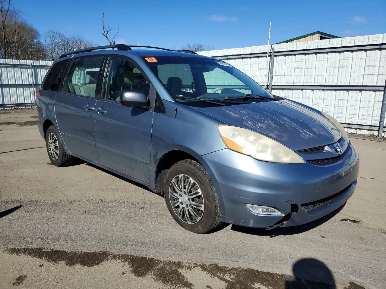 2007 Toyota Sienna Ce 7-passenger Синий vin: 5TDZK23C17S066955