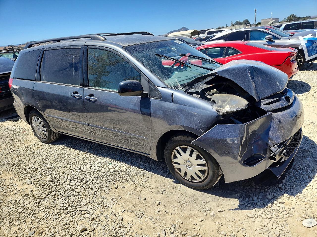 2007 Toyota Sienna Le 7-passenger Серый vin: 5TDZK23C17S073470