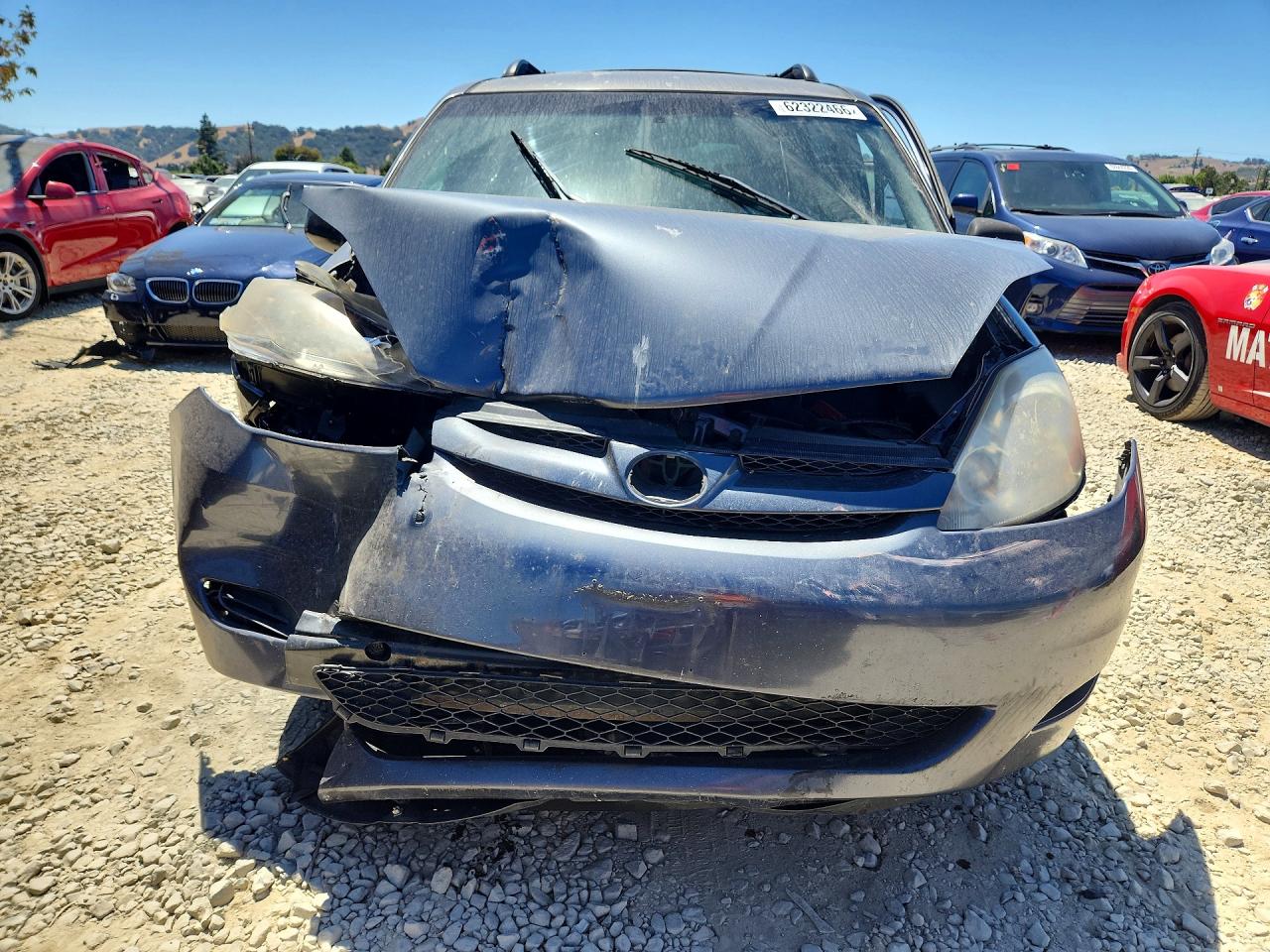 2007 Toyota Sienna Le 7-passenger Серый vin: 5TDZK23C17S073470