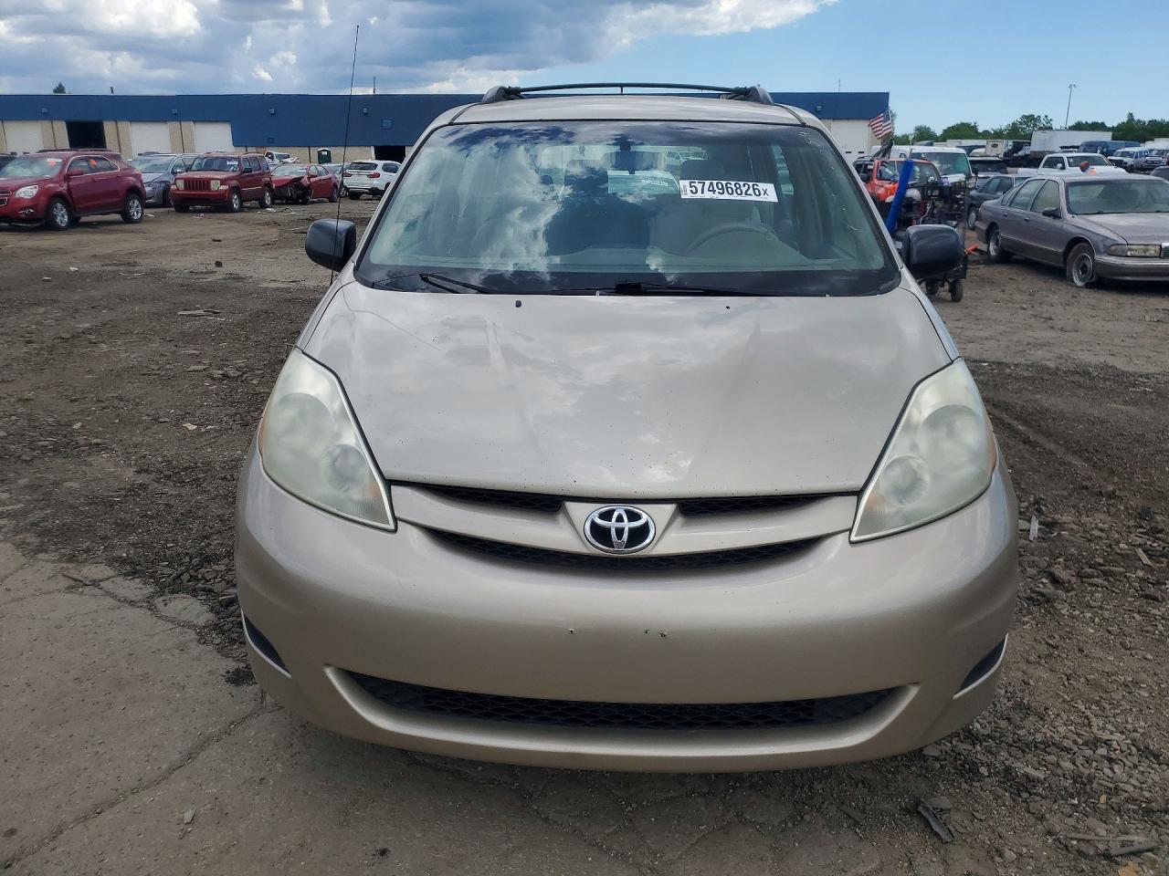 2007 Toyota Sienna Ce 7-passenger Gold vin: 5TDZK23C17S077096