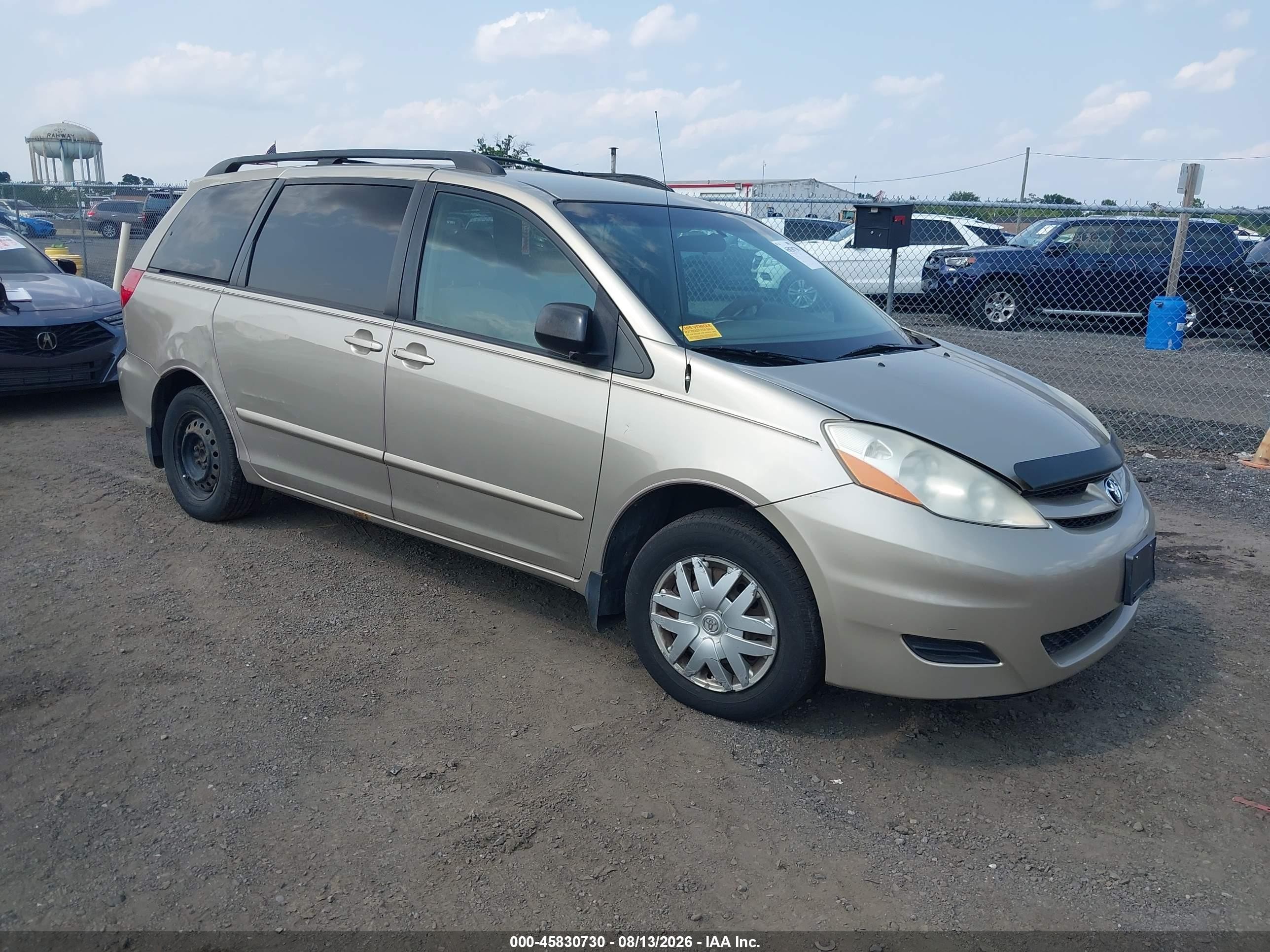 2007 Toyota Sienna Le Beige vin: 5TDZK23C17S077552