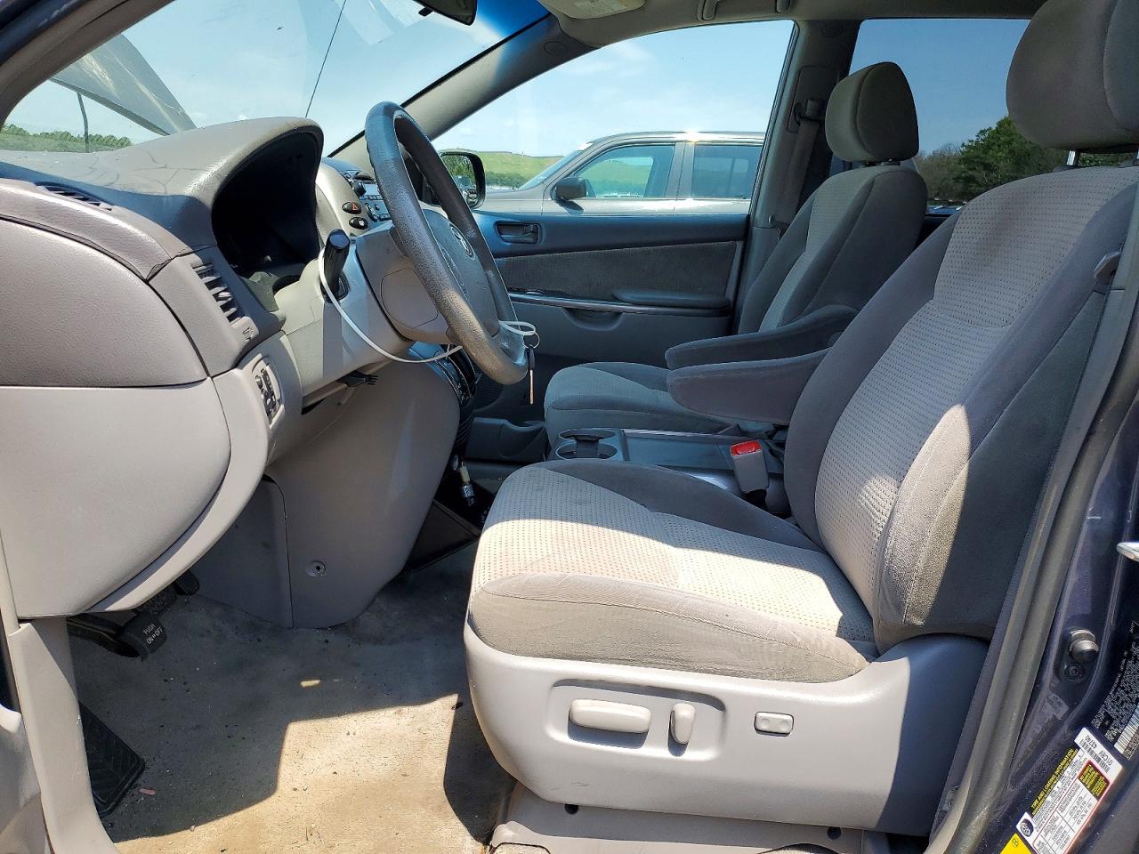 2007 Toyota Sienna Le 8-passenger Gray vin: 5TDZK23C17S078958