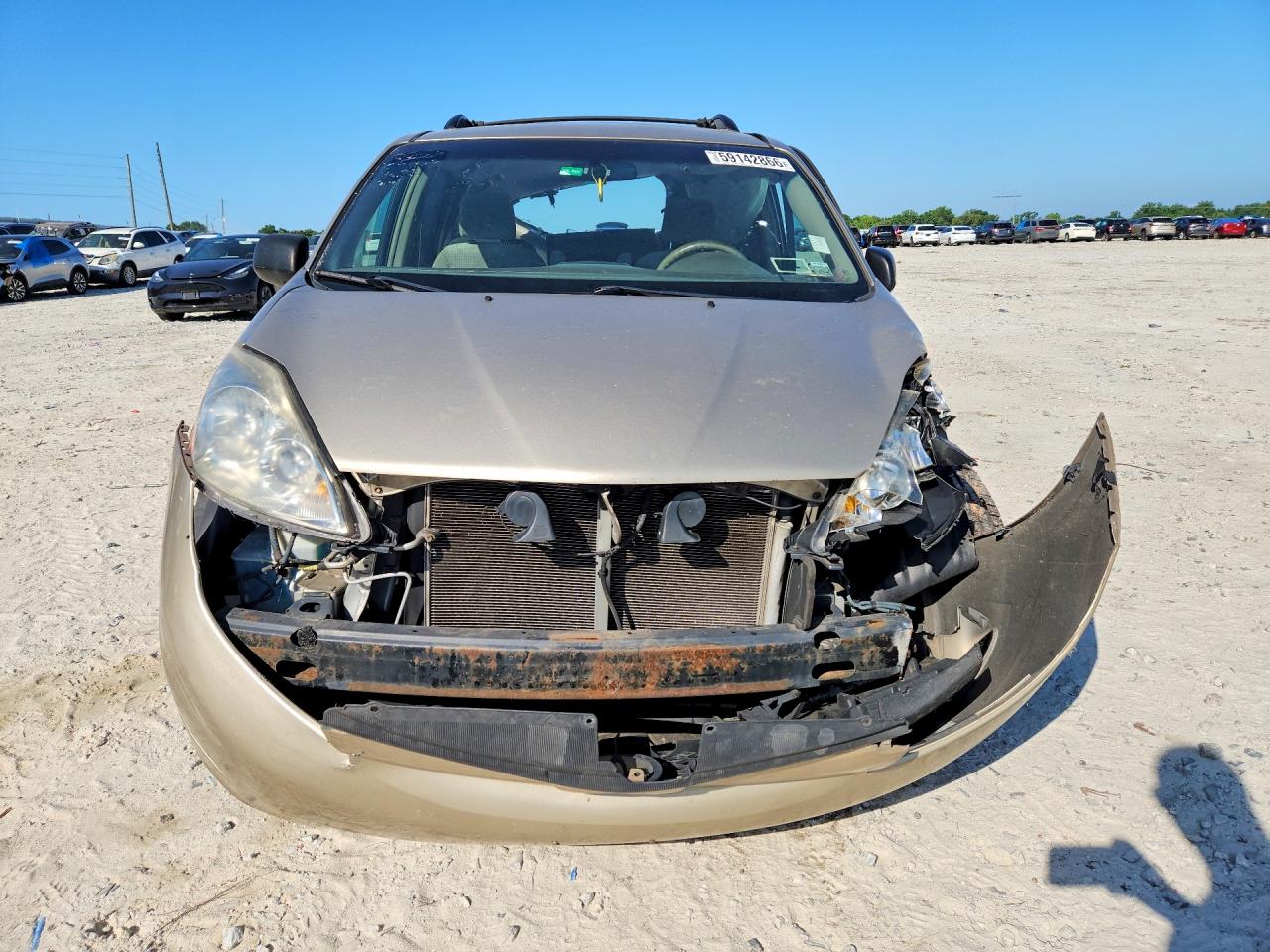 2008 Toyota Sienna Le 8-passenger Tan vin: 5TDZK23C18S137735