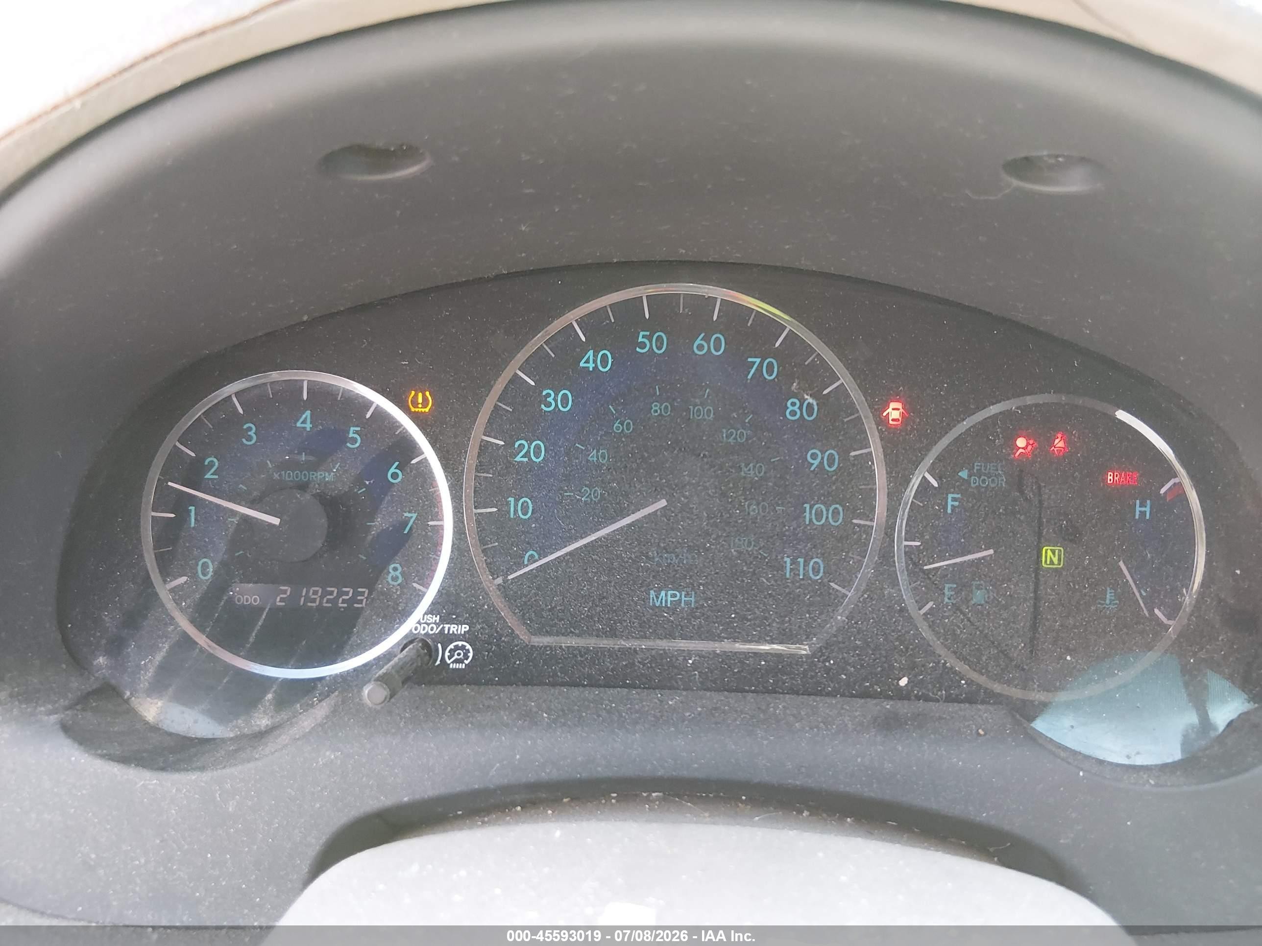 2008 Toyota Sienna Le Gold vin: 5TDZK23C18S199653