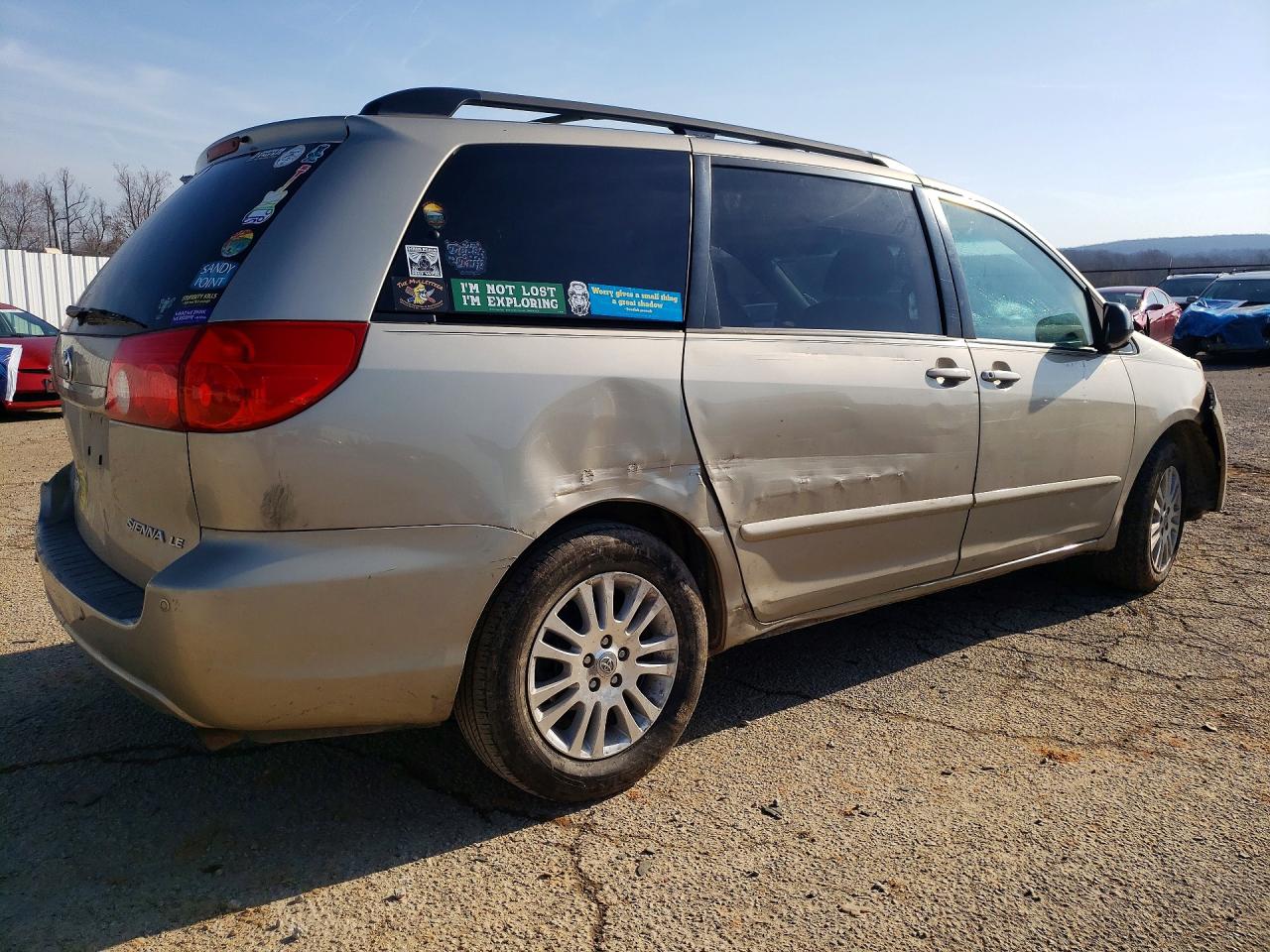 2008 Toyota Sienna Le 7-passenger Tan vin: 5TDZK23C18S214538