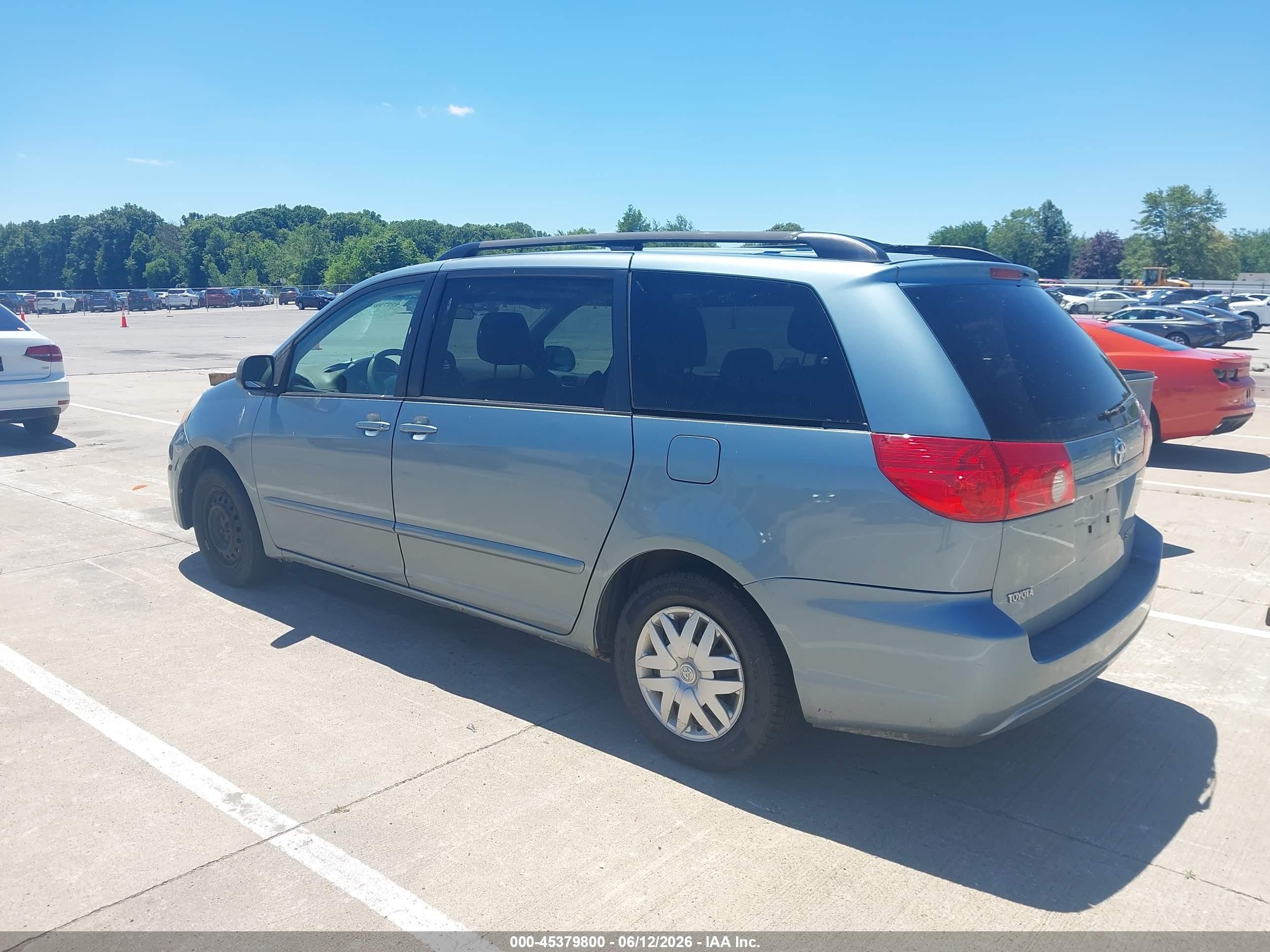 2009 Toyota Sienna Le Синий vin: 5TDZK23C19S235374