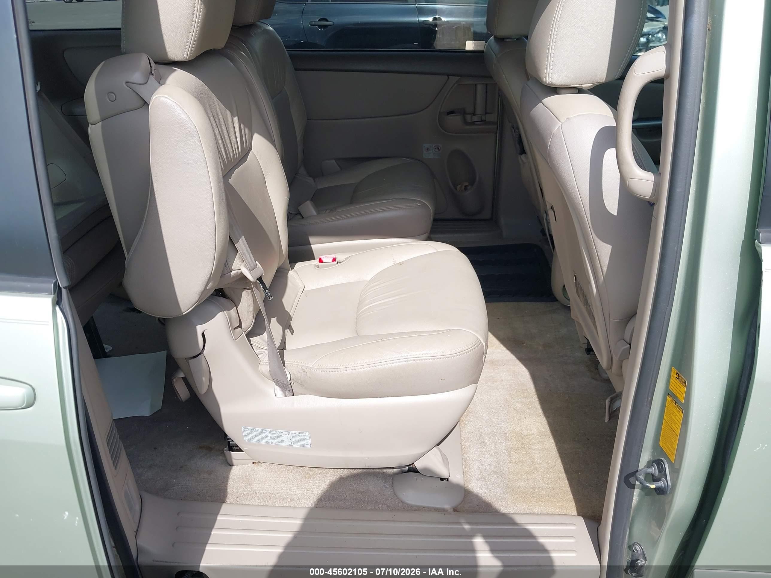 2009 Toyota Sienna Le Green vin: 5TDZK23C19S266866