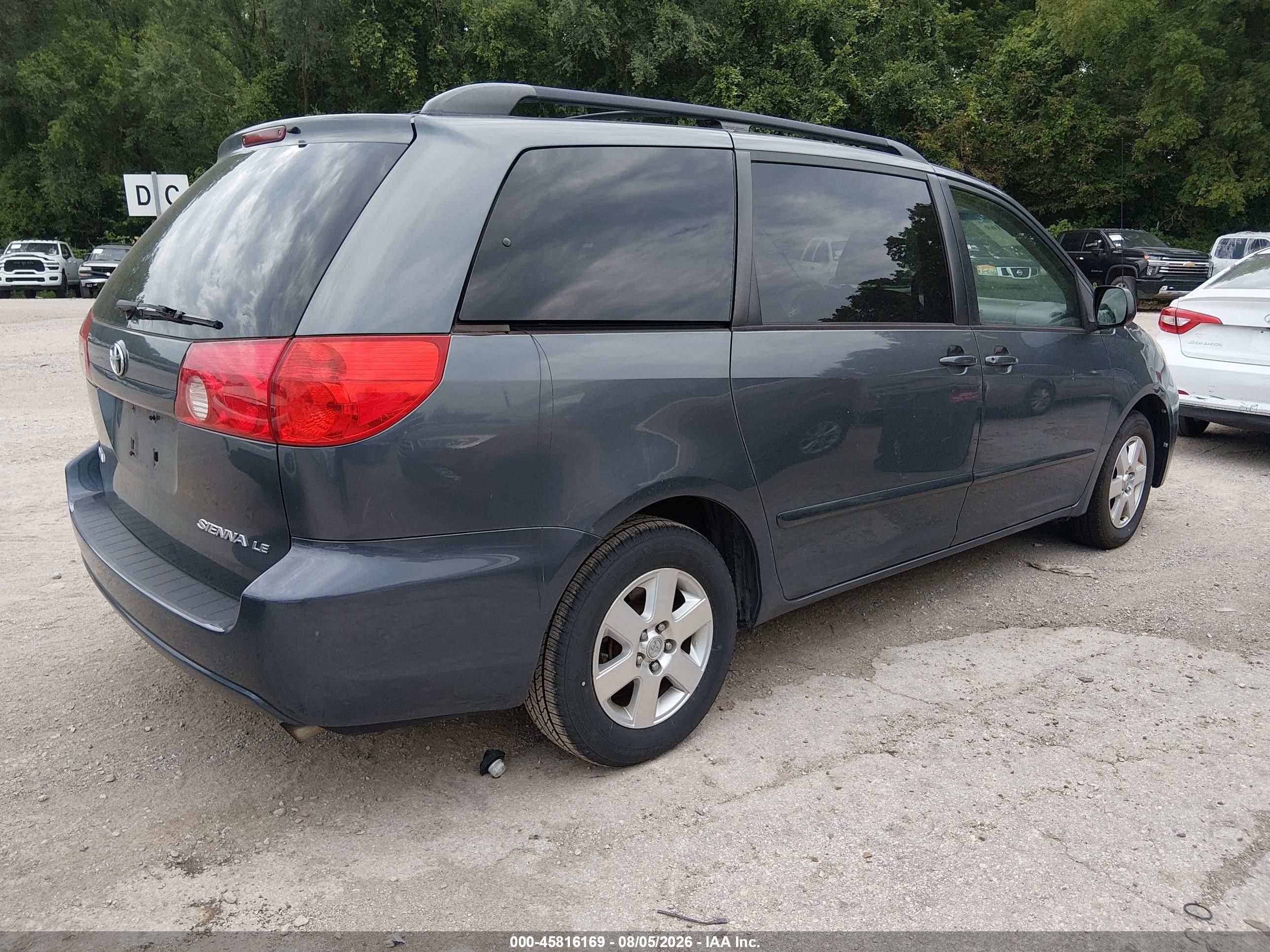 2009 Toyota Sienna Le Teal vin: 5TDZK23C19S268620