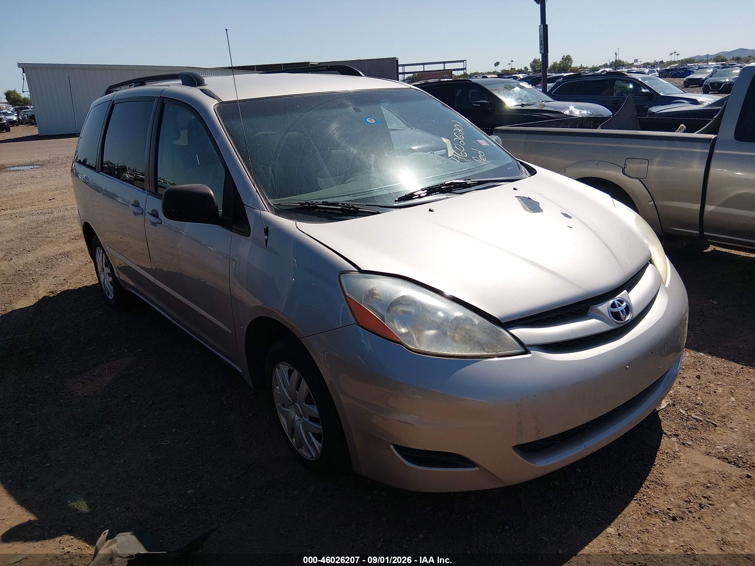 2009 Toyota Sienna Le Silver vin: 5TDZK23C19S271937